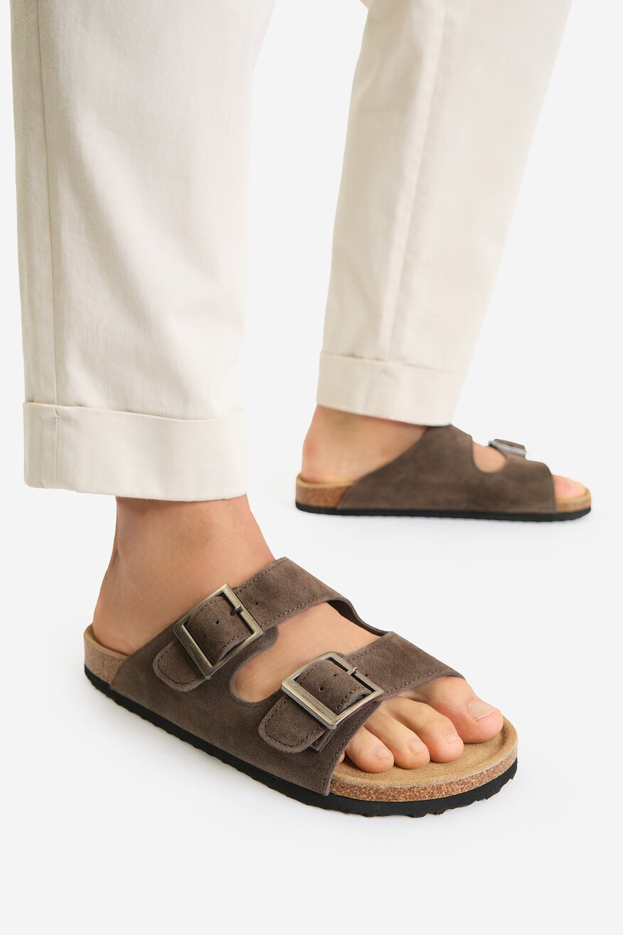 
                Go Soft - Klapki skórzane - 5907964095545