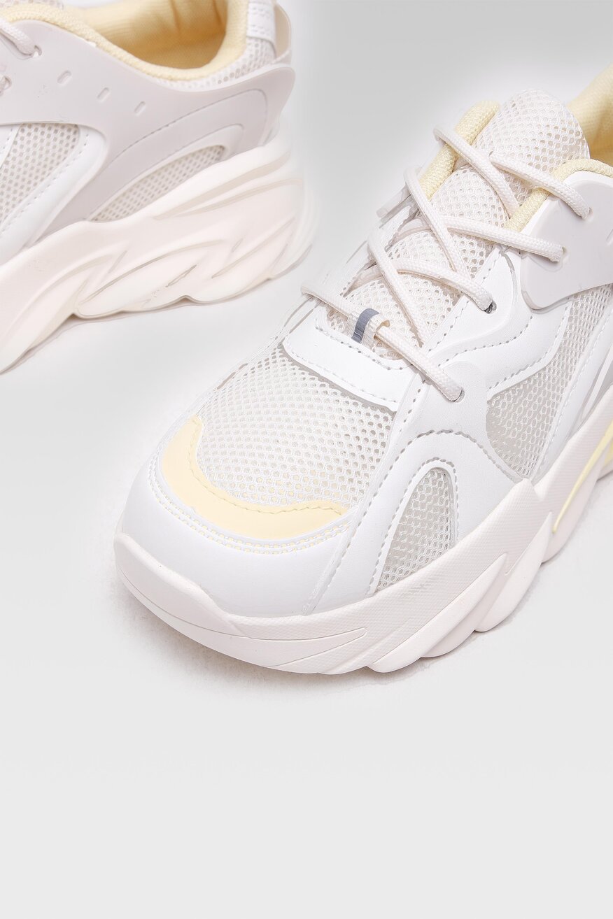 
                Jenny Fairy - Sneakersy pastelowe żółte - 5904248266264