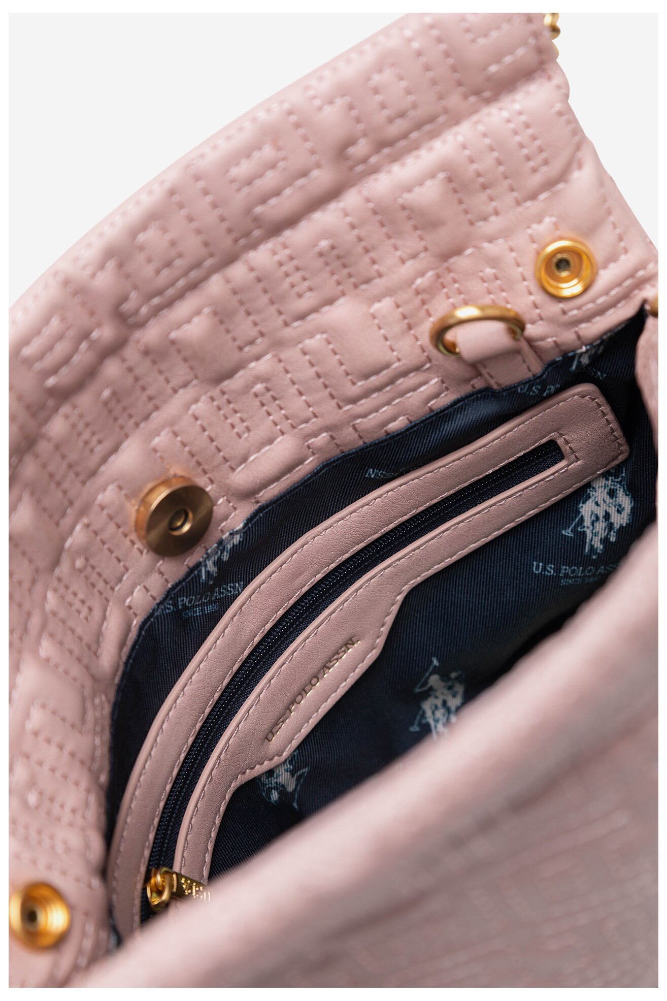 Torebka U.S. POLO ASSN. BIUXT8408WVP Różowy jasny