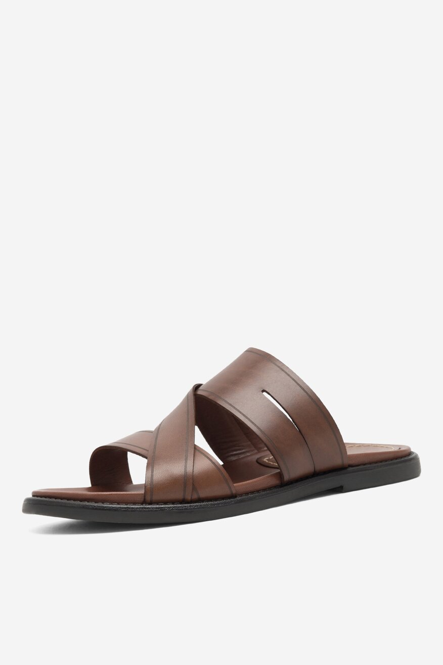 
                Gino Rossi - Klapki skórzane - 5904862863962