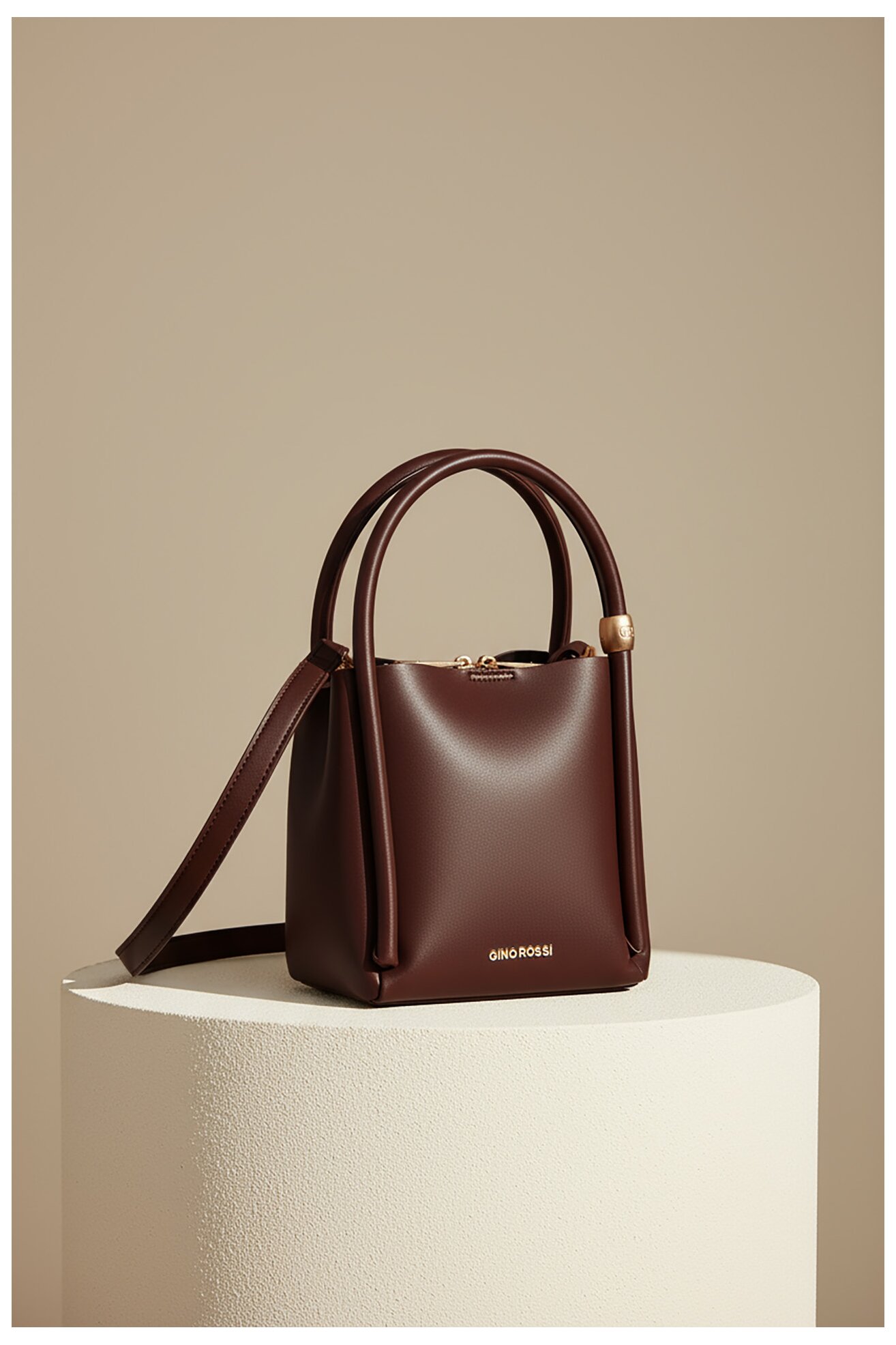 Kézitáska Gino Rossi CEO-SADE-LX10152 BARNA