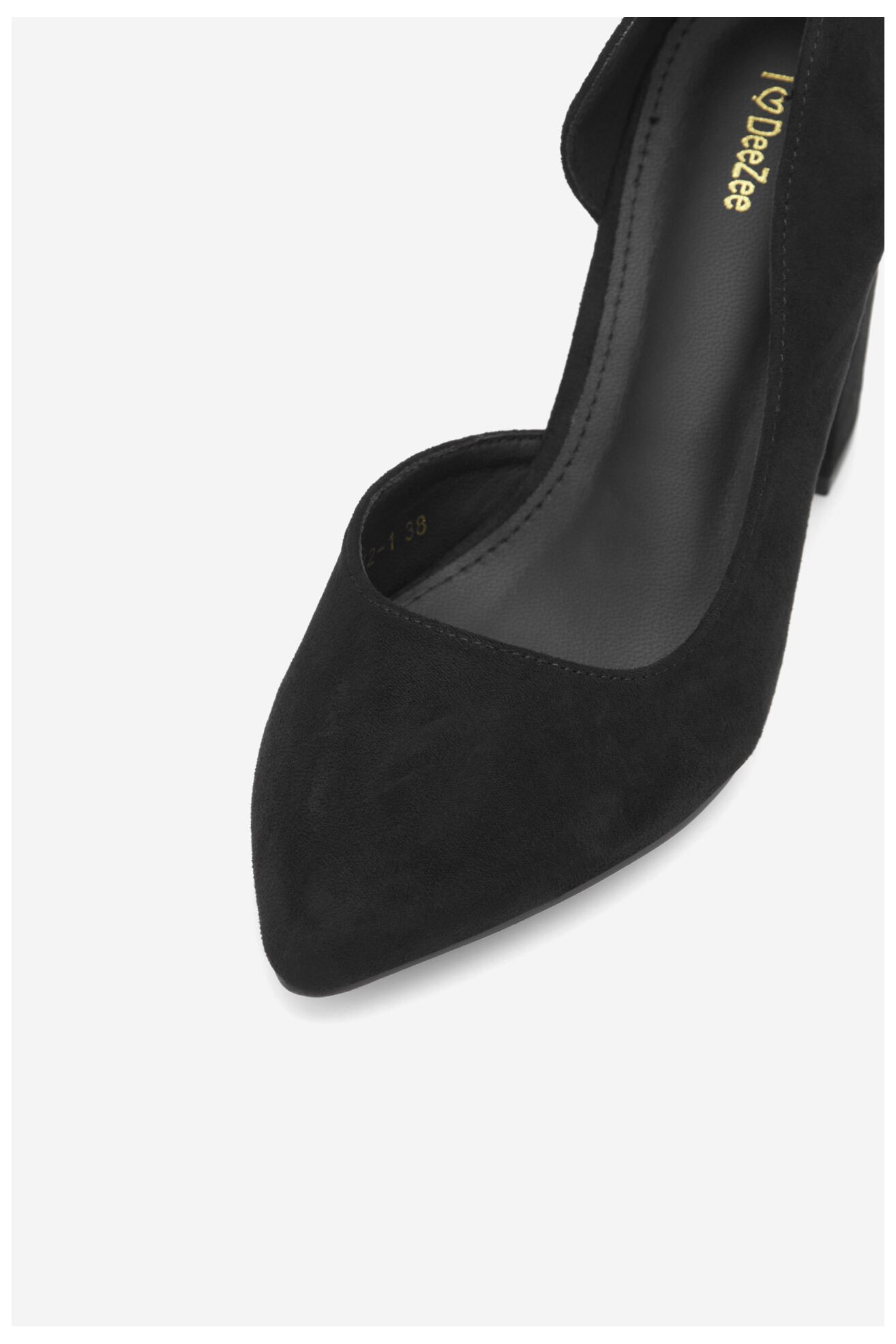 Елегантни обувки DeeZee KL- F23012-1 ЧЕРЕН