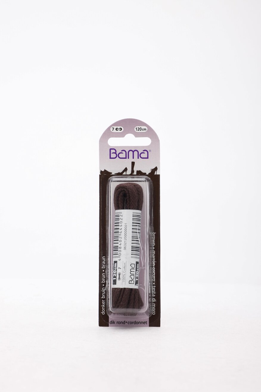 
                BAMA - Sznurówki do obuwia brązowe - 4008402013396