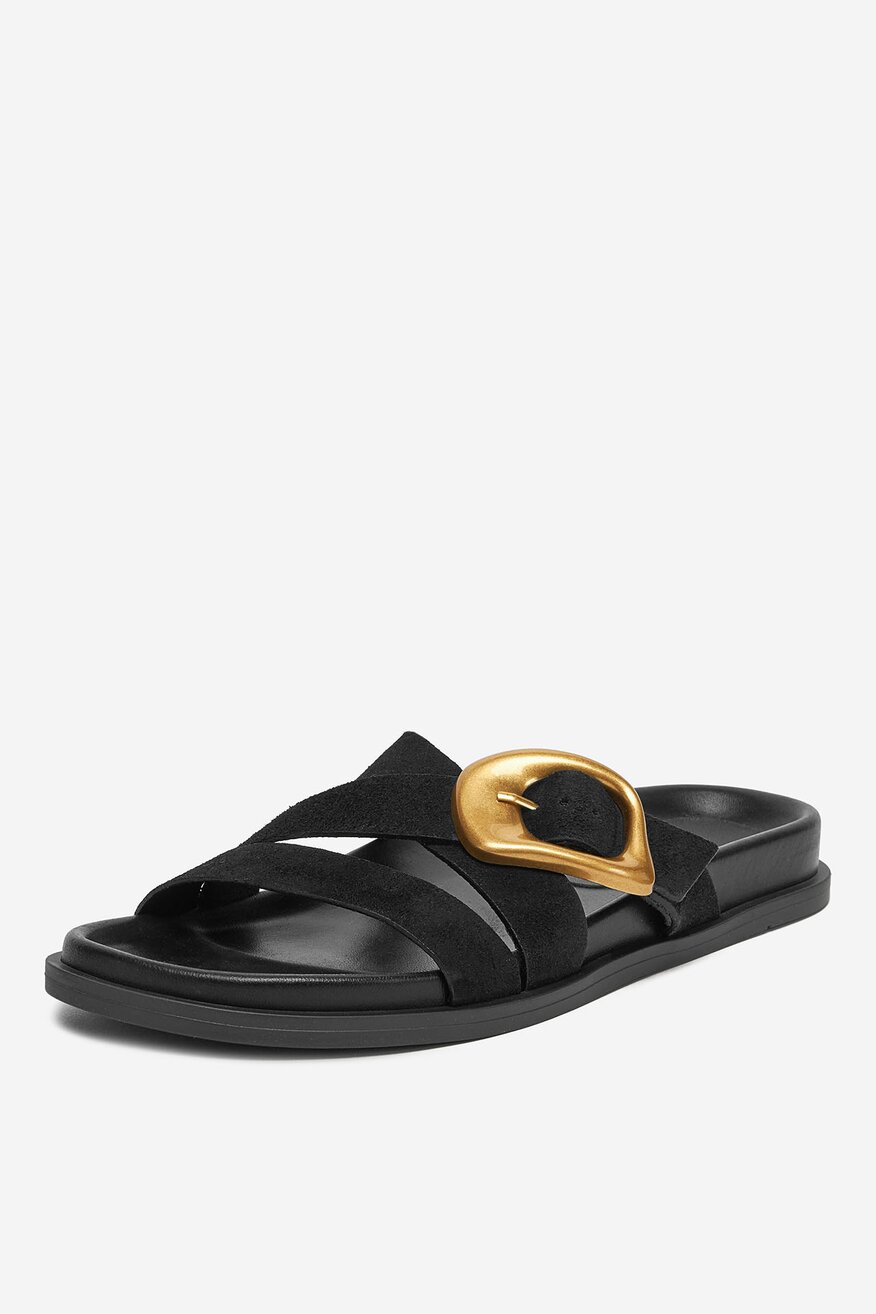 Șlapi Gino Rossi NEGRU - 5906751056776