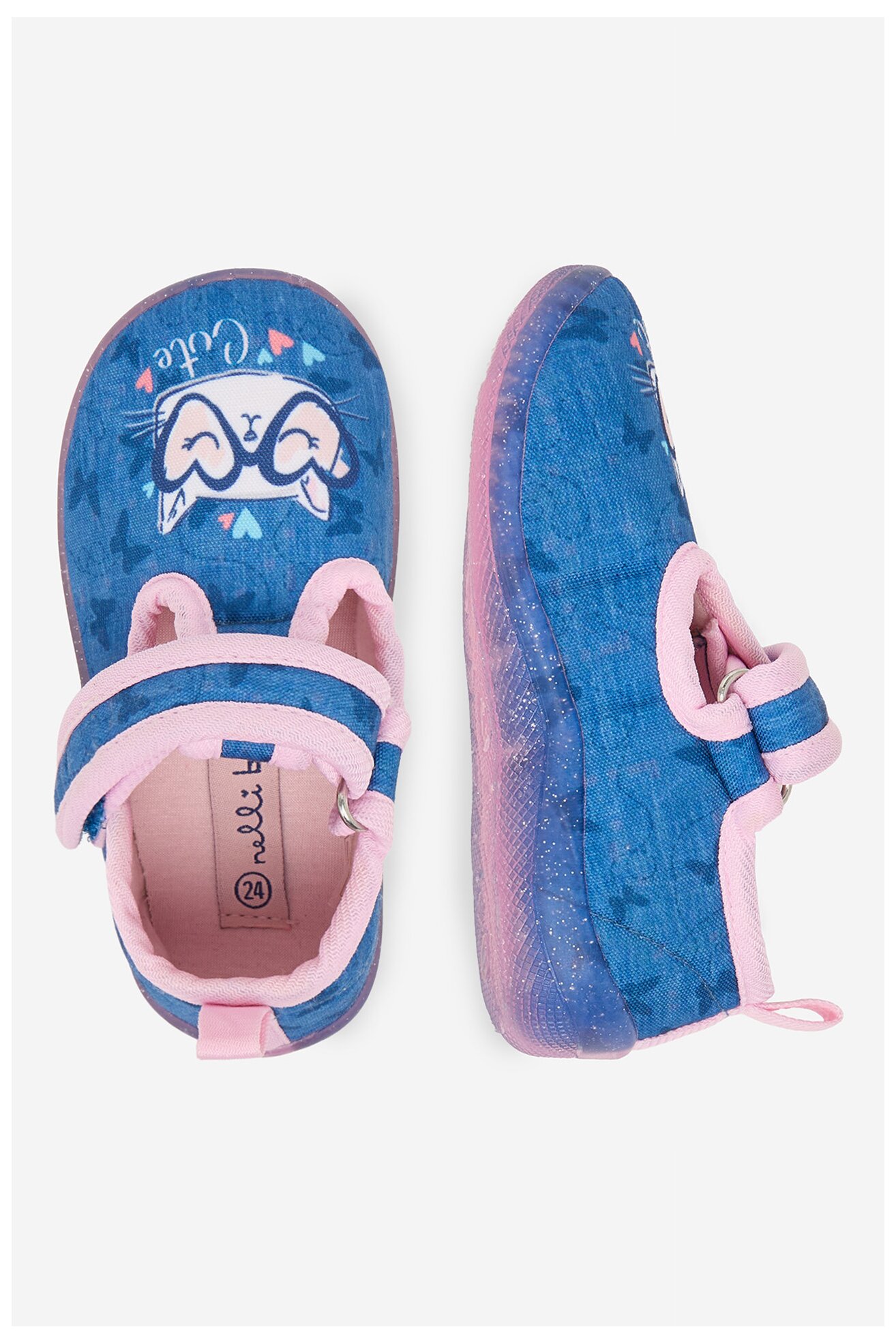 Papuče Nelli Blu 24SSZ1150 KOBALT PLAVA