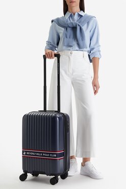 Walizka Beverly Hills Polo Club CEO-BHPC-S-006-08-NAVY Granatowy