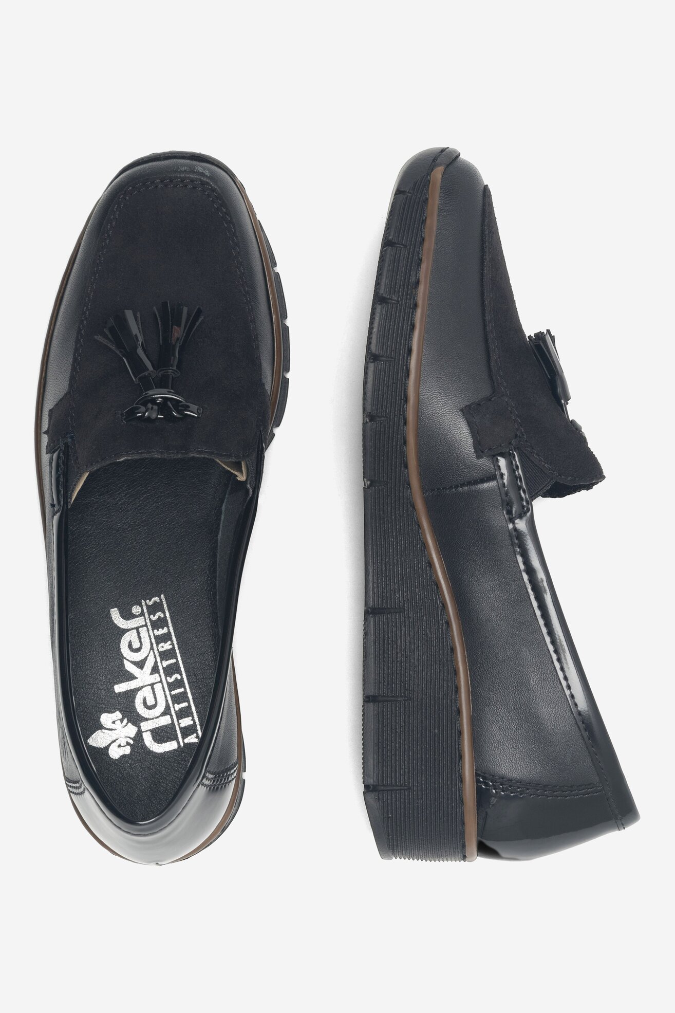 Mocasini Rieker 53771-00 NEGRU