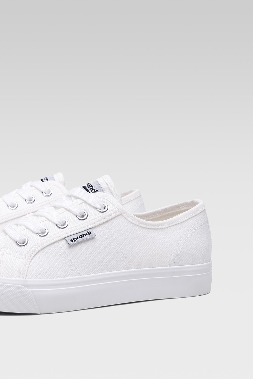 
                Sprandi - Trampki pastelowe białe - 5904248719647