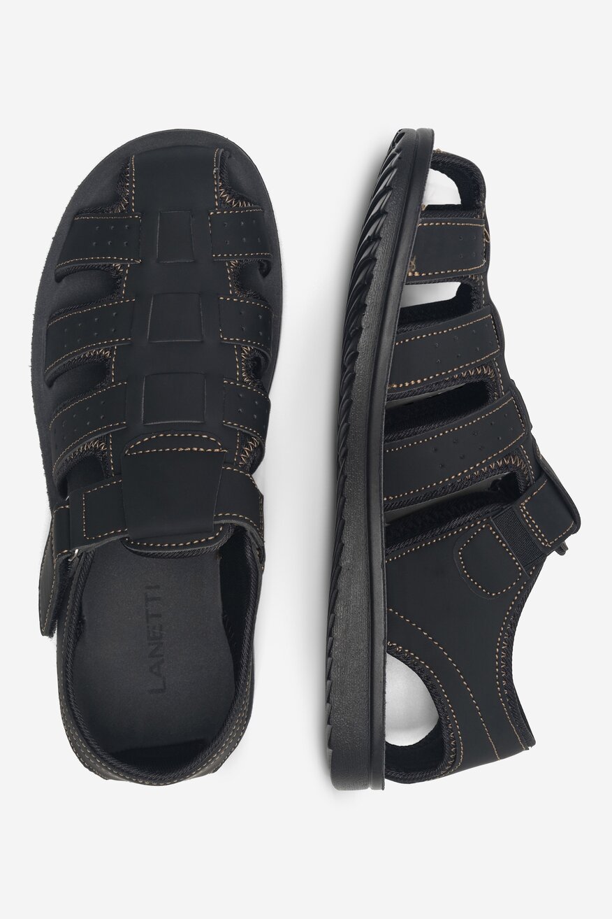 
                Сандалі Lanetti ЧОРНИЙ - 5904862843841