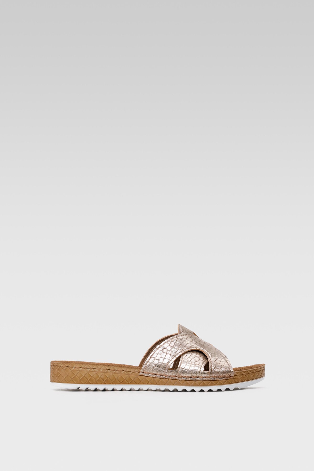 Klapki Inblu VO48B501 Srebrny