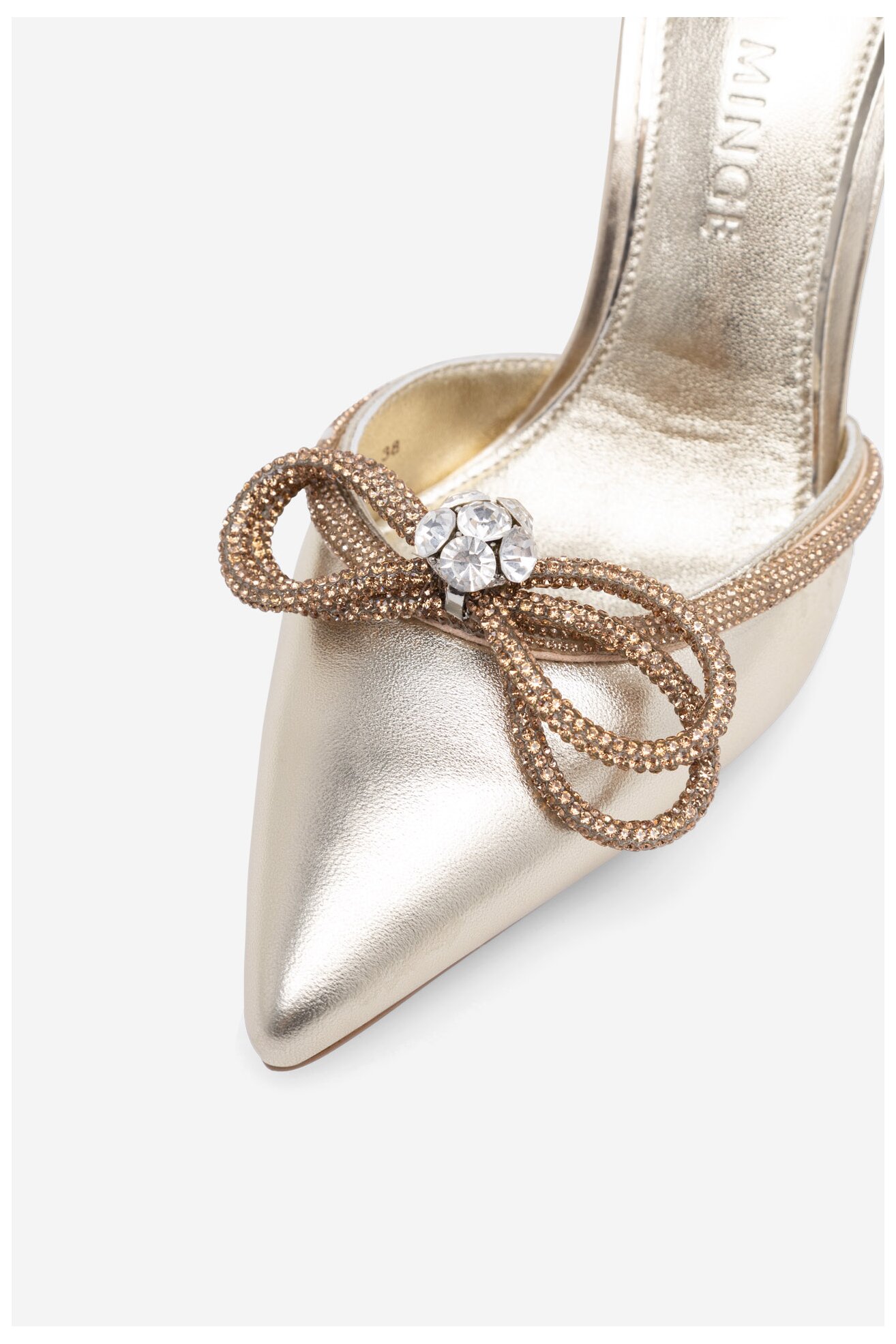 Czółenka EVA MINGE ANCONA-V325-25531 Złoty