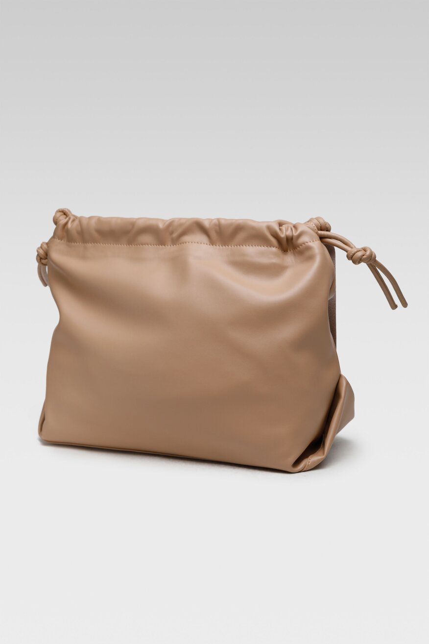 Gino Rossi - Torebka skórzana beżowa - 5904248531034