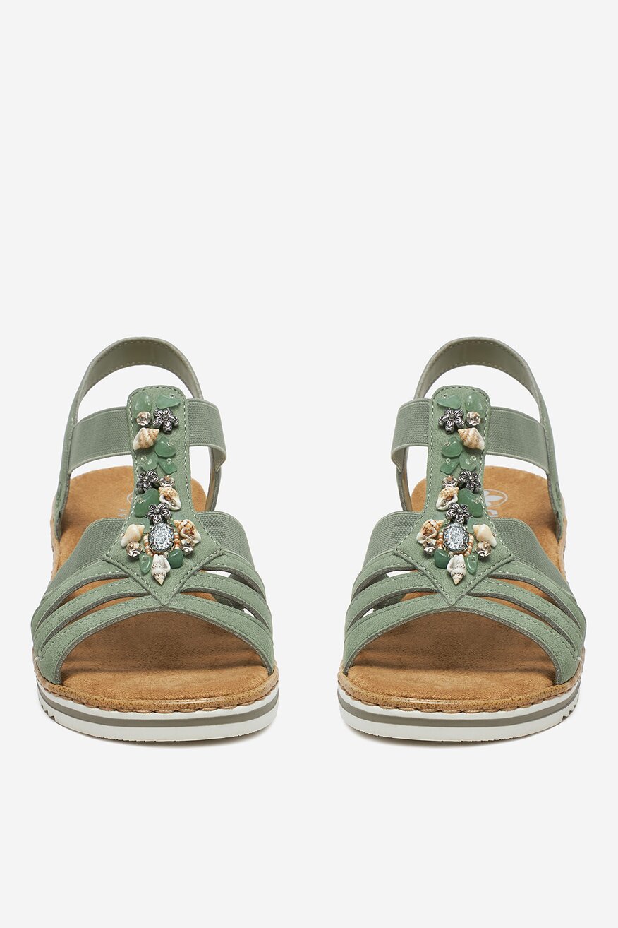 
                Szandál Rieker VILÁGOSZÖLD - 2230078396264