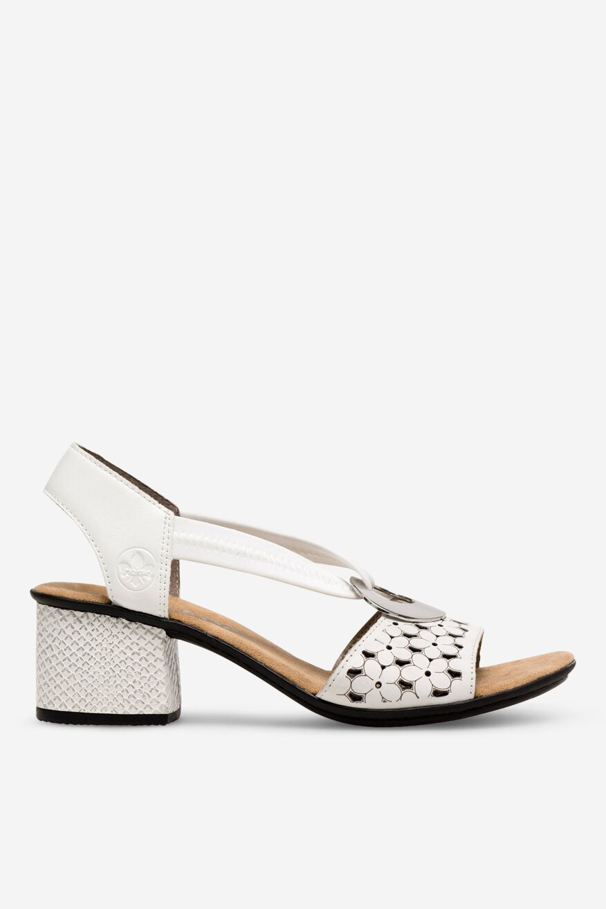 
                Rieker - Sandały na słupku - 5905588311553