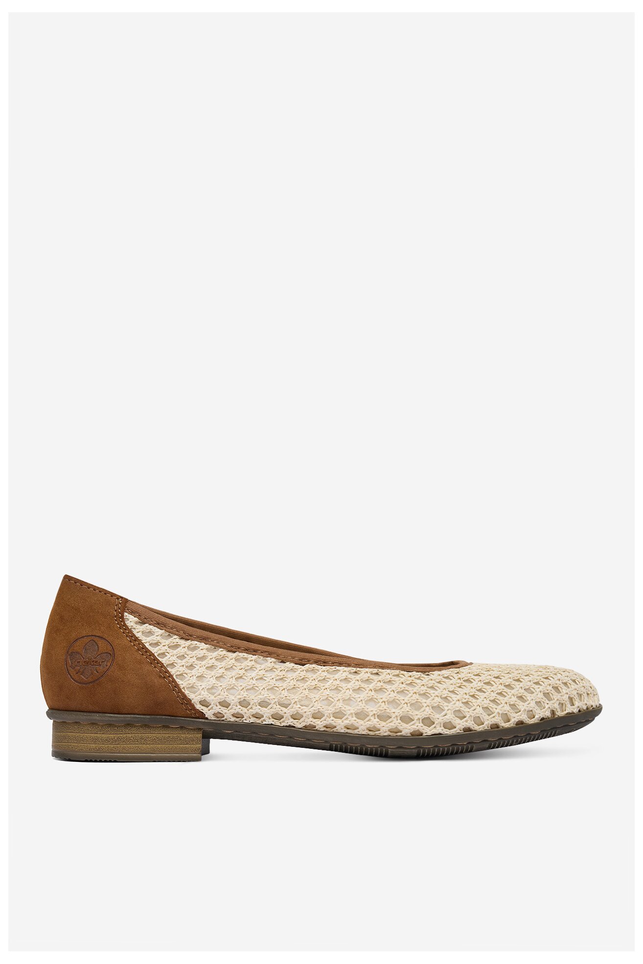 Baleriny Rieker CEO-51960-60 Beżowy