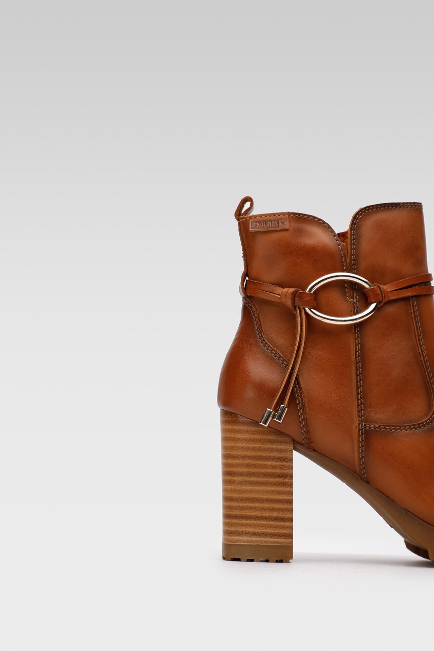 
                Pikolinos - Skórzane botki brązowe - 5904862142319