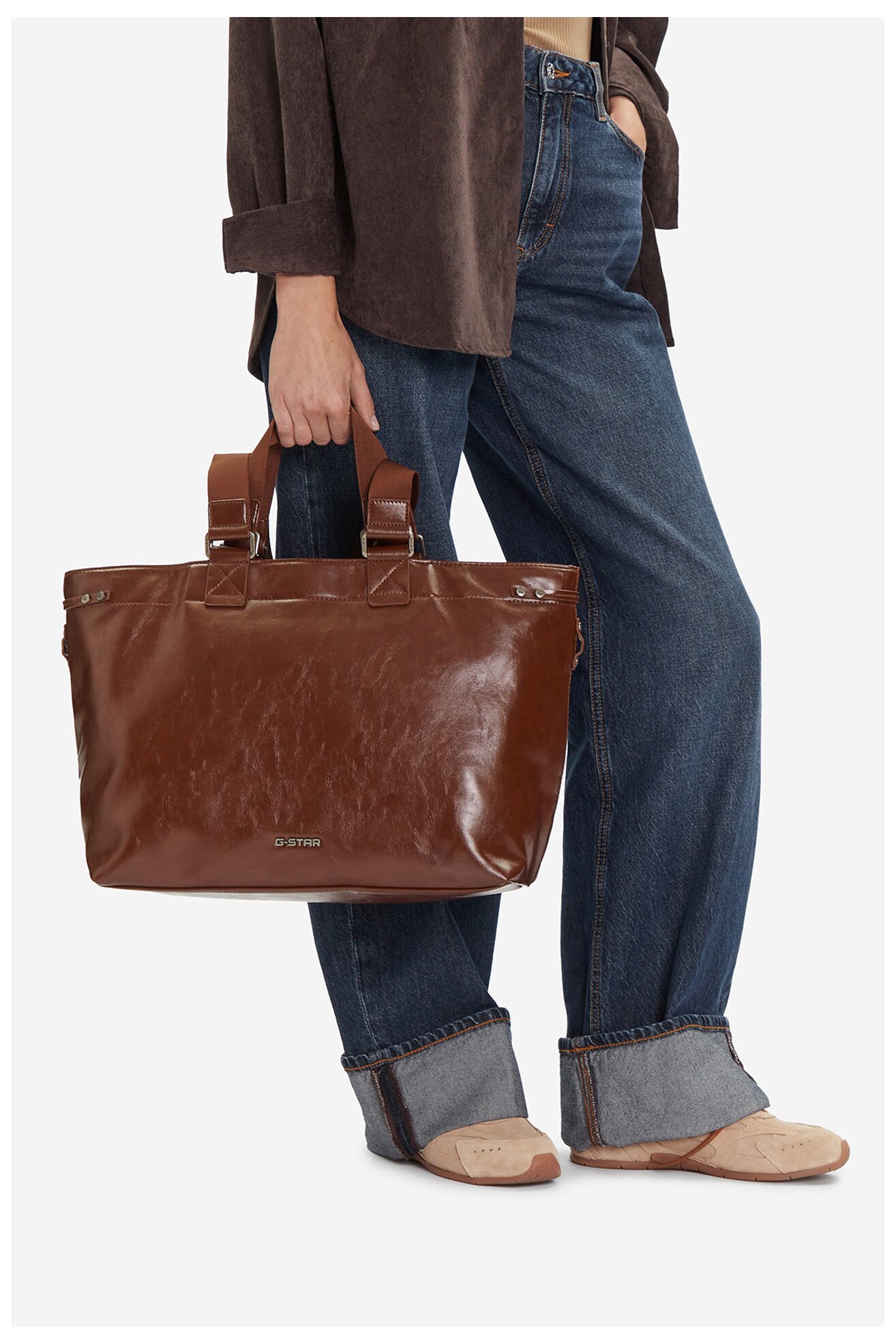 Дамска чанта G-STAR RAW CEO-ADA-GLER2 КАФЯВ