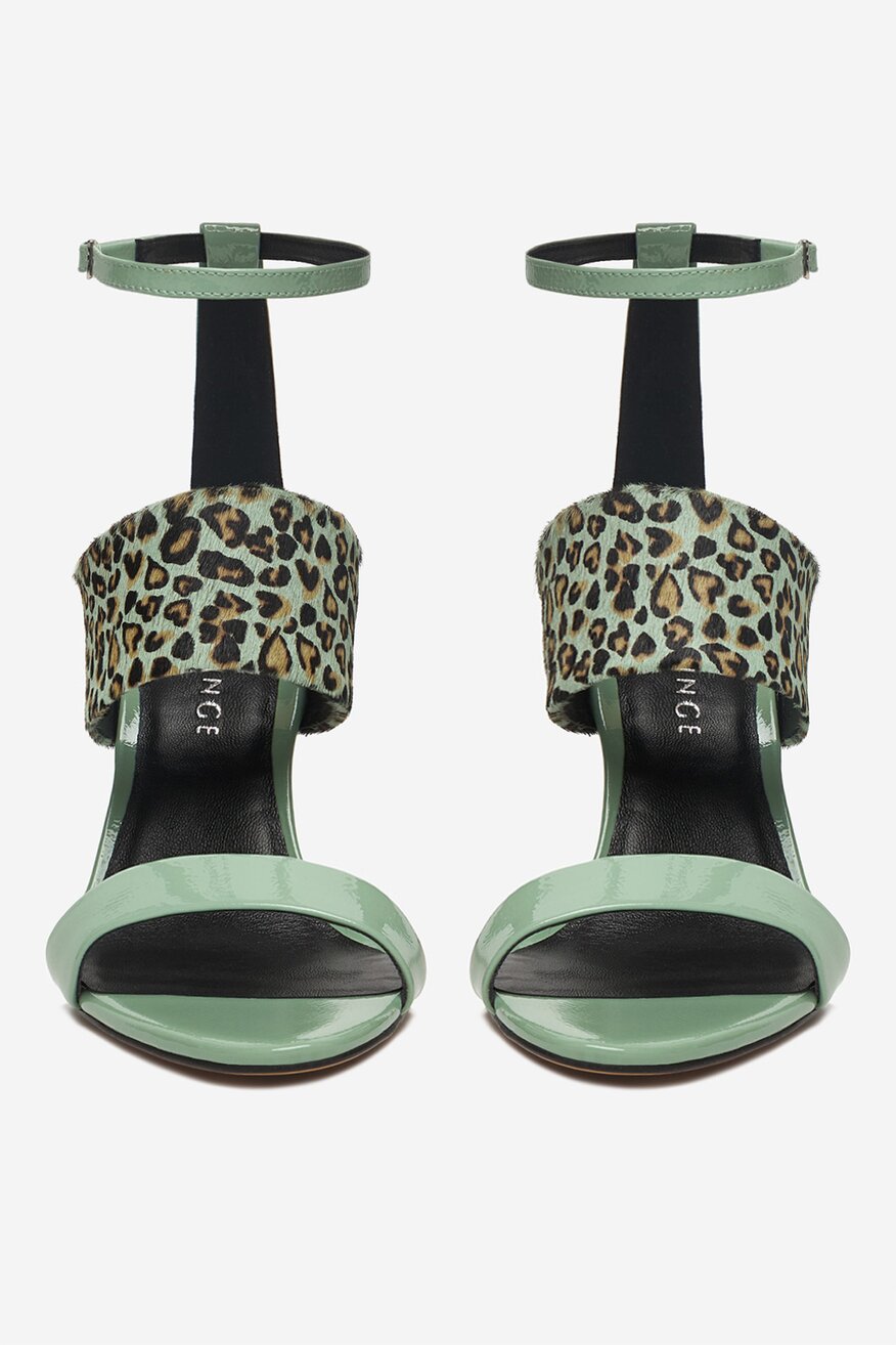 
                EVA MINGE - Sandały skórzane - 5906751814482