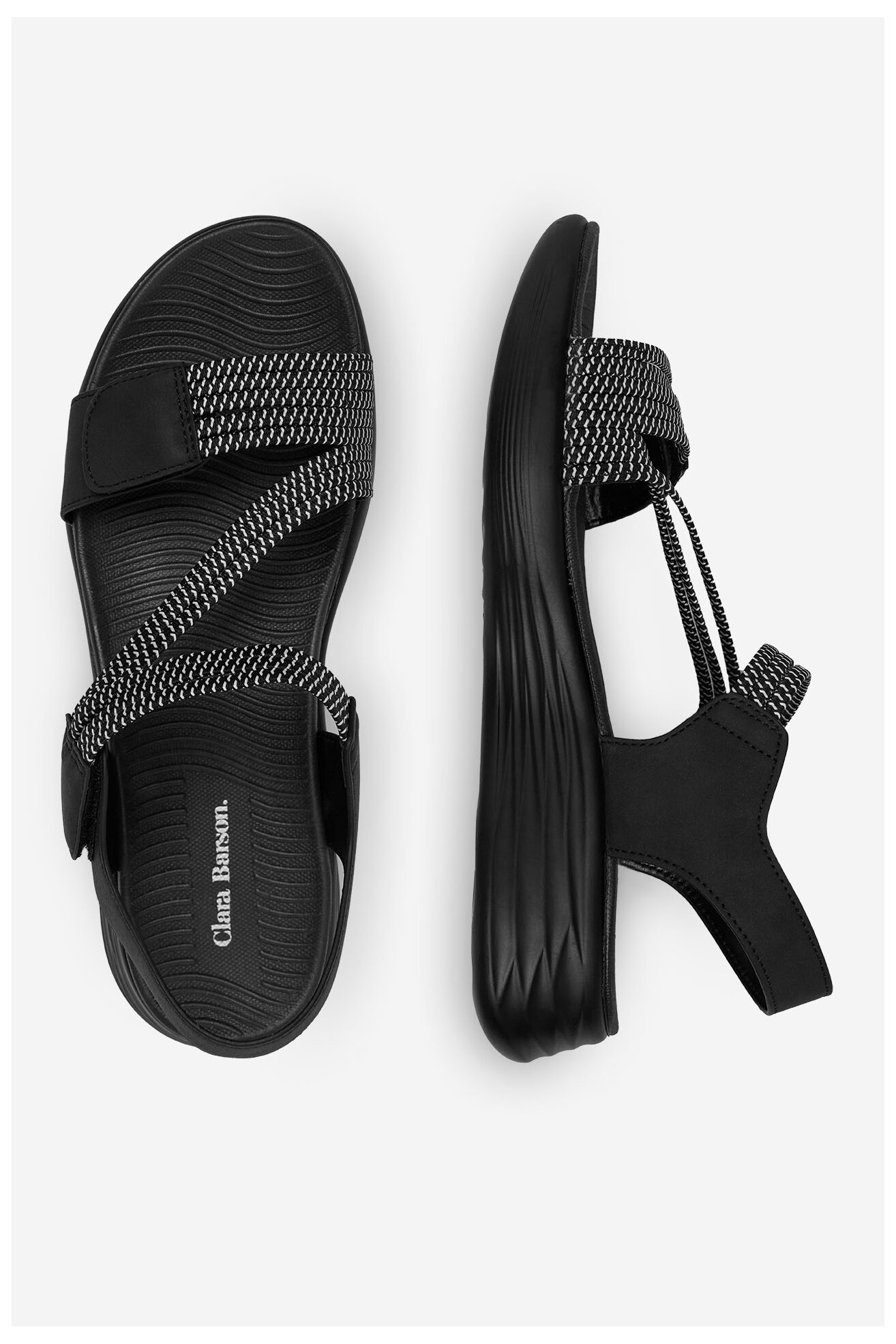 Szandál Clara Barson R24AW02734 FEKETE