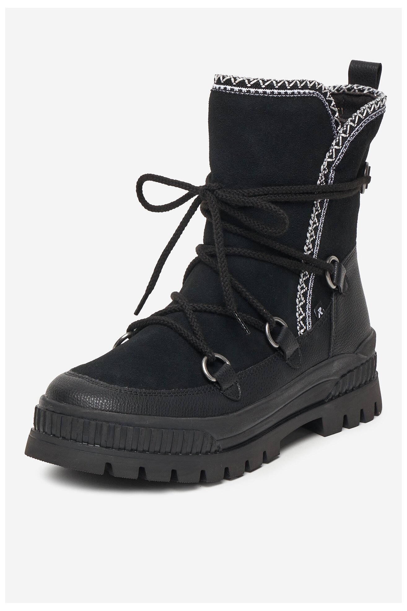 Botki Rieker CEO-W2175-00 Czarny