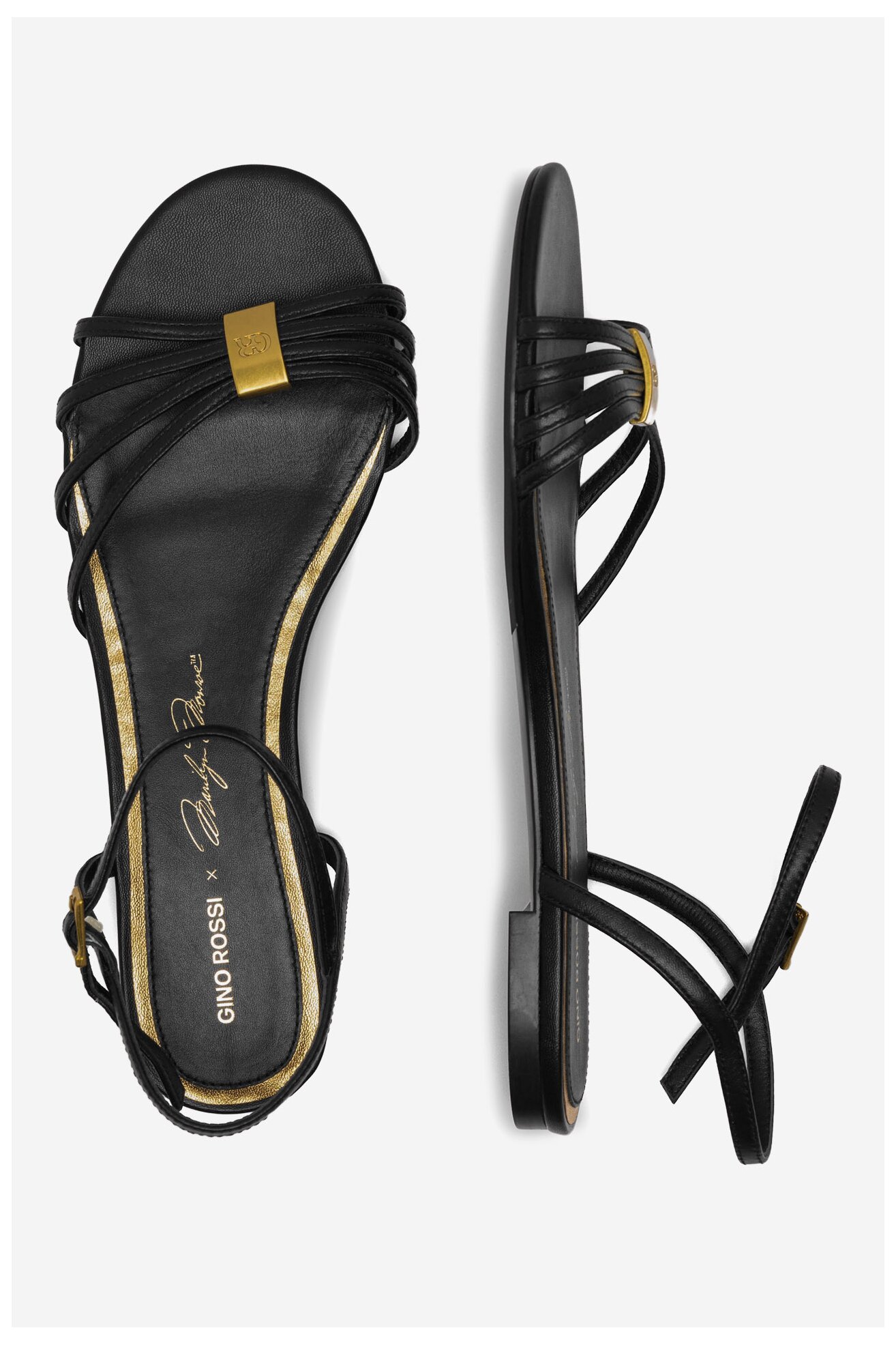 Сандалі Gino Rossi ROSE-SLT569P-19 ЧОРНИЙ