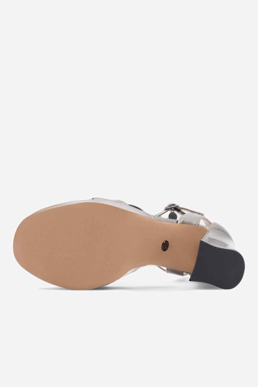 Sandály NINE WEST STŘÍBRNÁ - 5905588148081