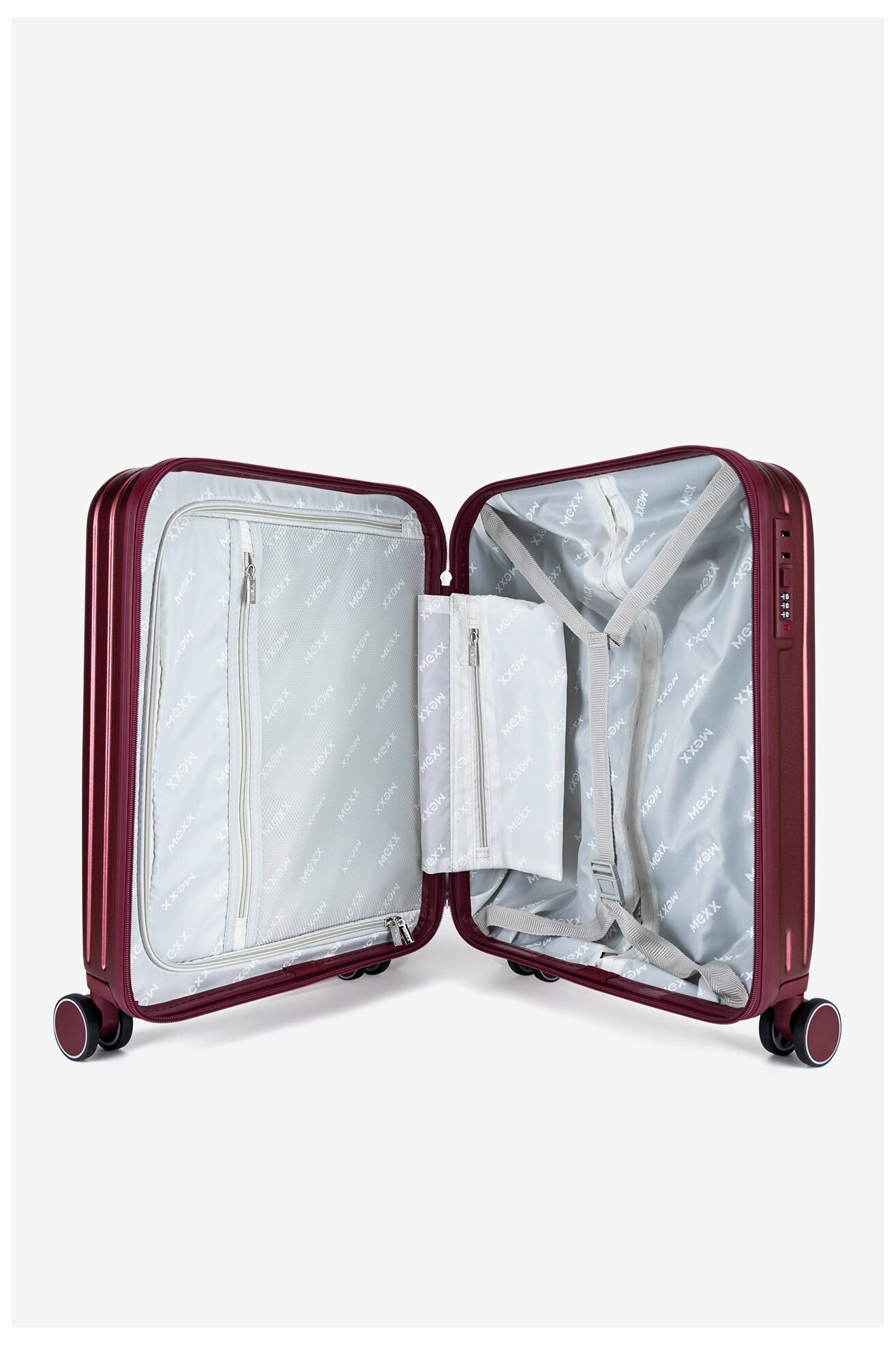 Walizka Mexx MEXX-S-036-07 BURGUNDY Bordowy
