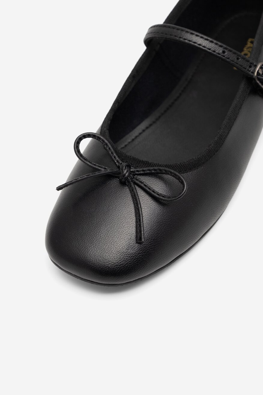 
                Lasocki Young - Baleriny skórzane - 5904862666327