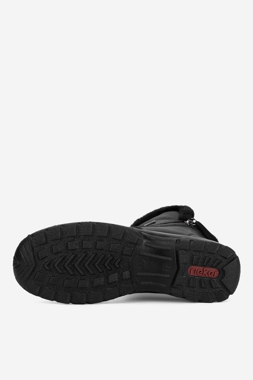 Rieker - Botki skórzane ocieplane - 5905588791973