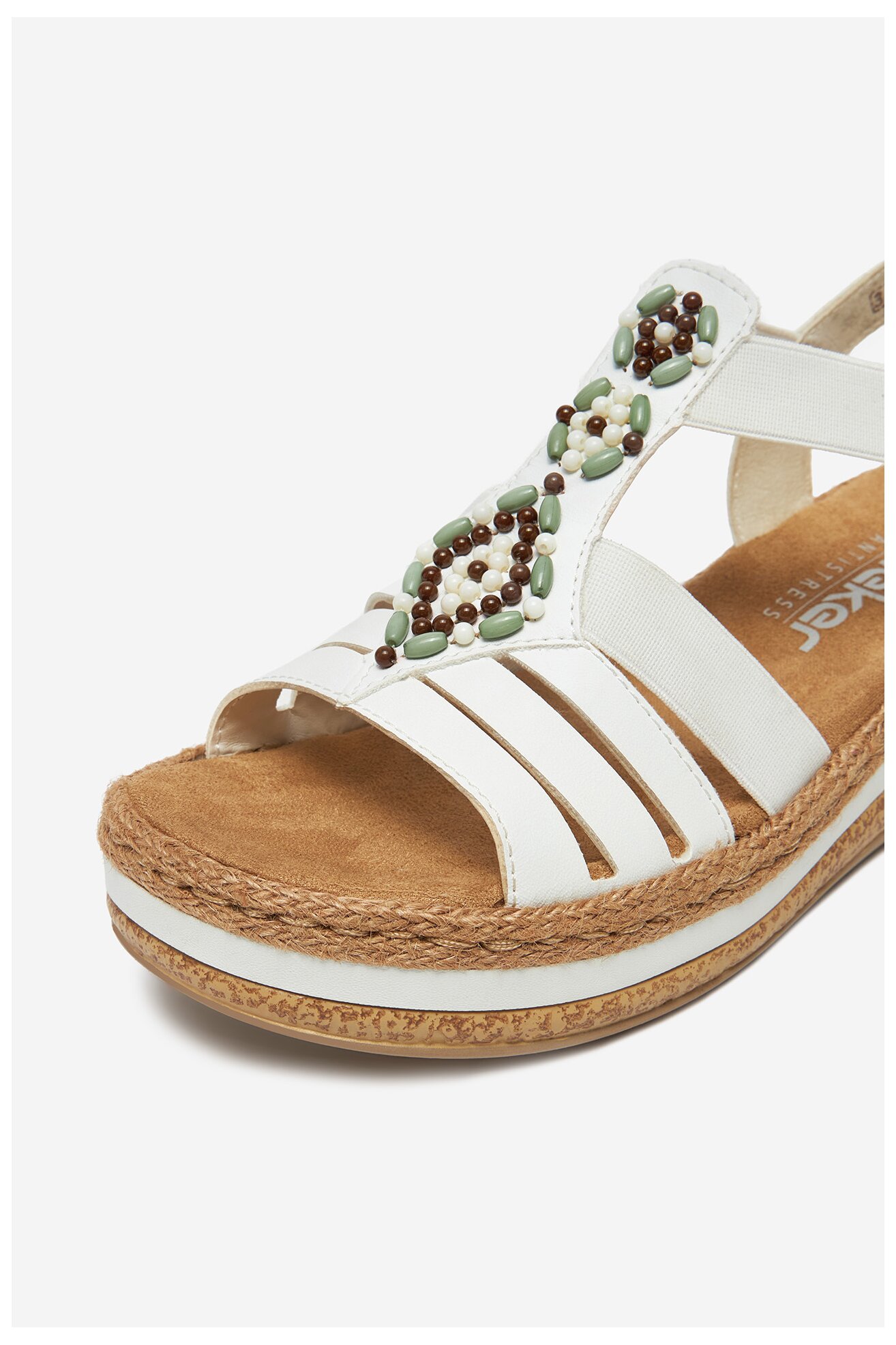 Szandál Rieker V0920-80 FEHÉR