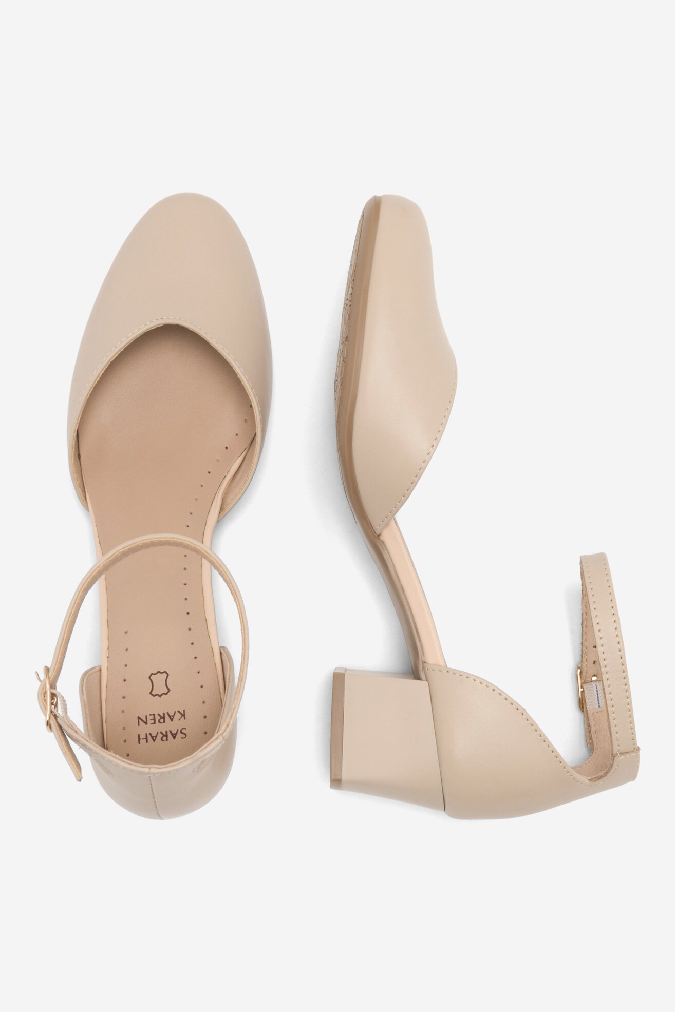 Czółenka Sarah Karen RST-NOEMI-02 Beżowy