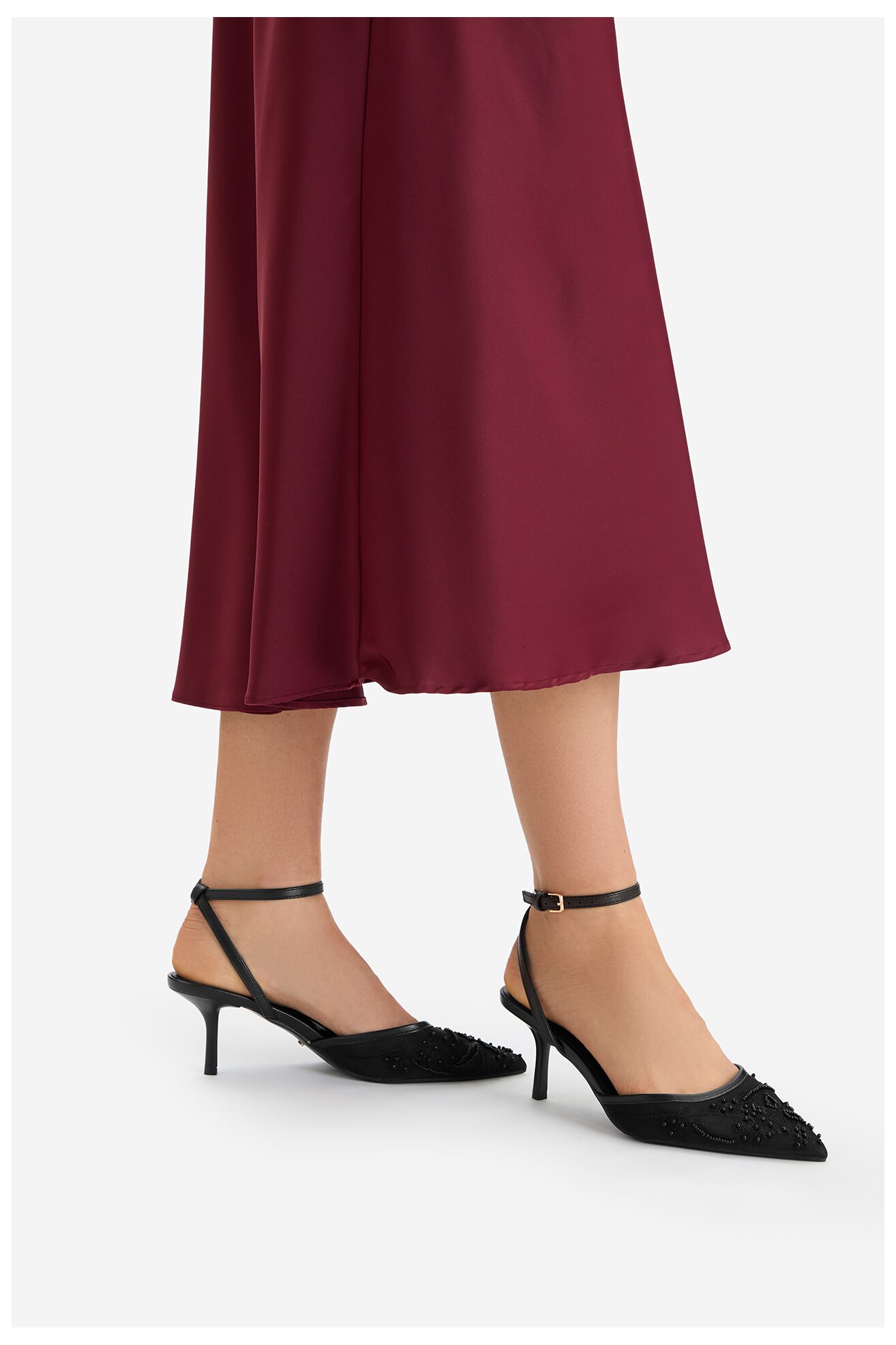 Czółenka DeeZee CEO-CD25-09-3 Czarny