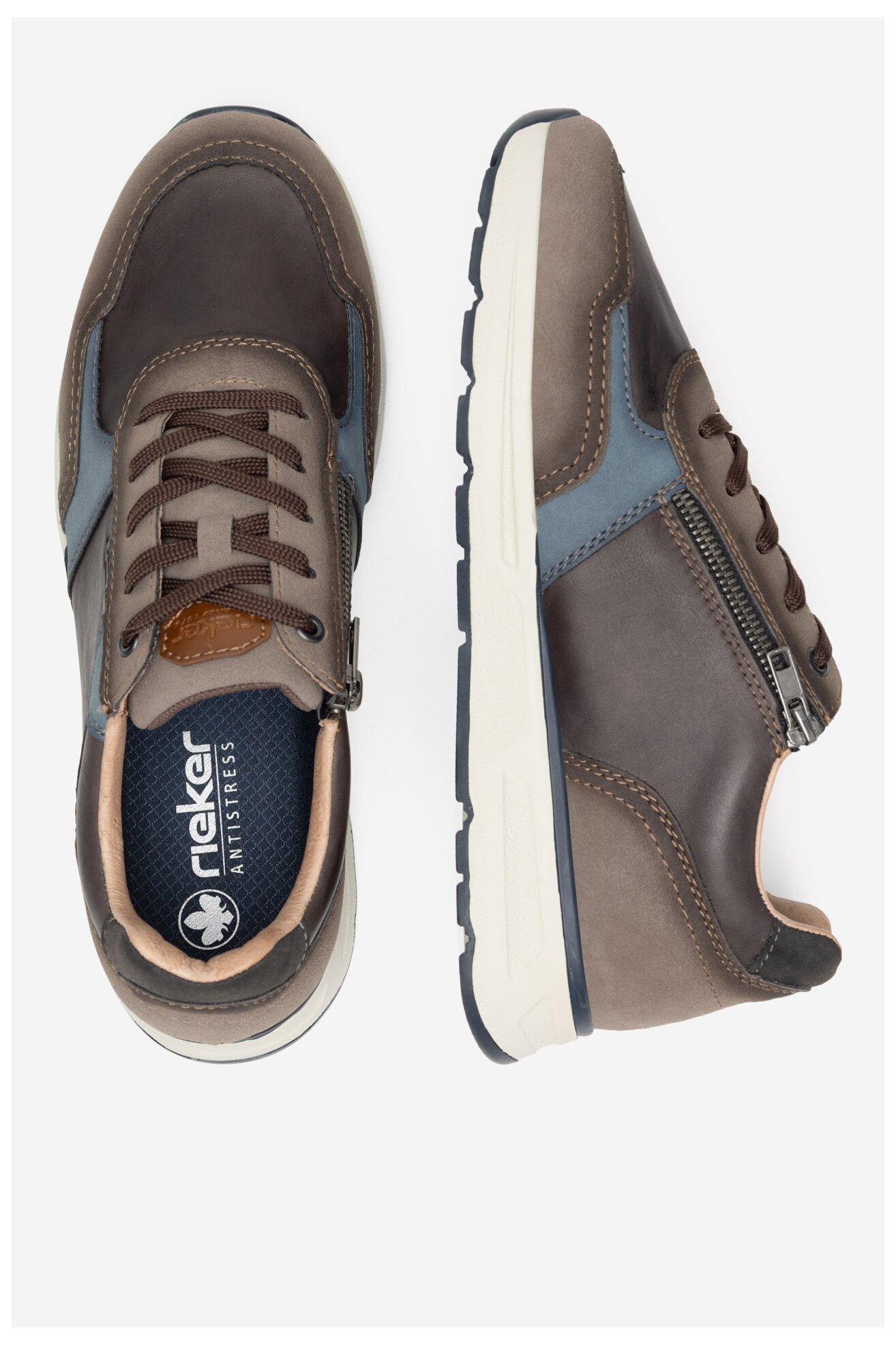 Sneakerși Rieker B0704-25 MARO