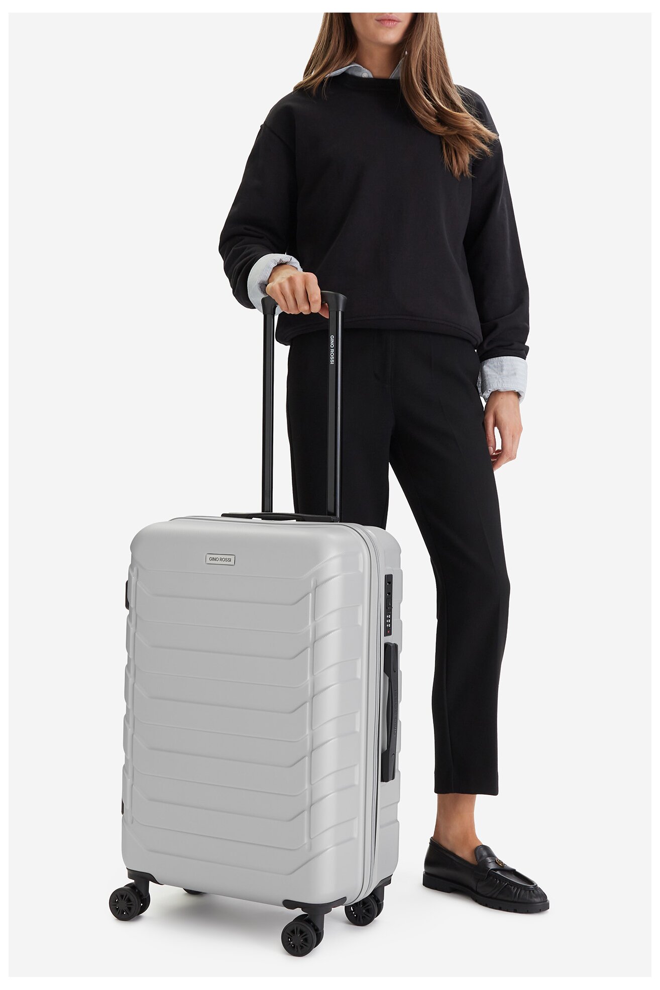 Kofer Gino Rossi CEO-GIN-M-003-05-SILVER SREBRNA