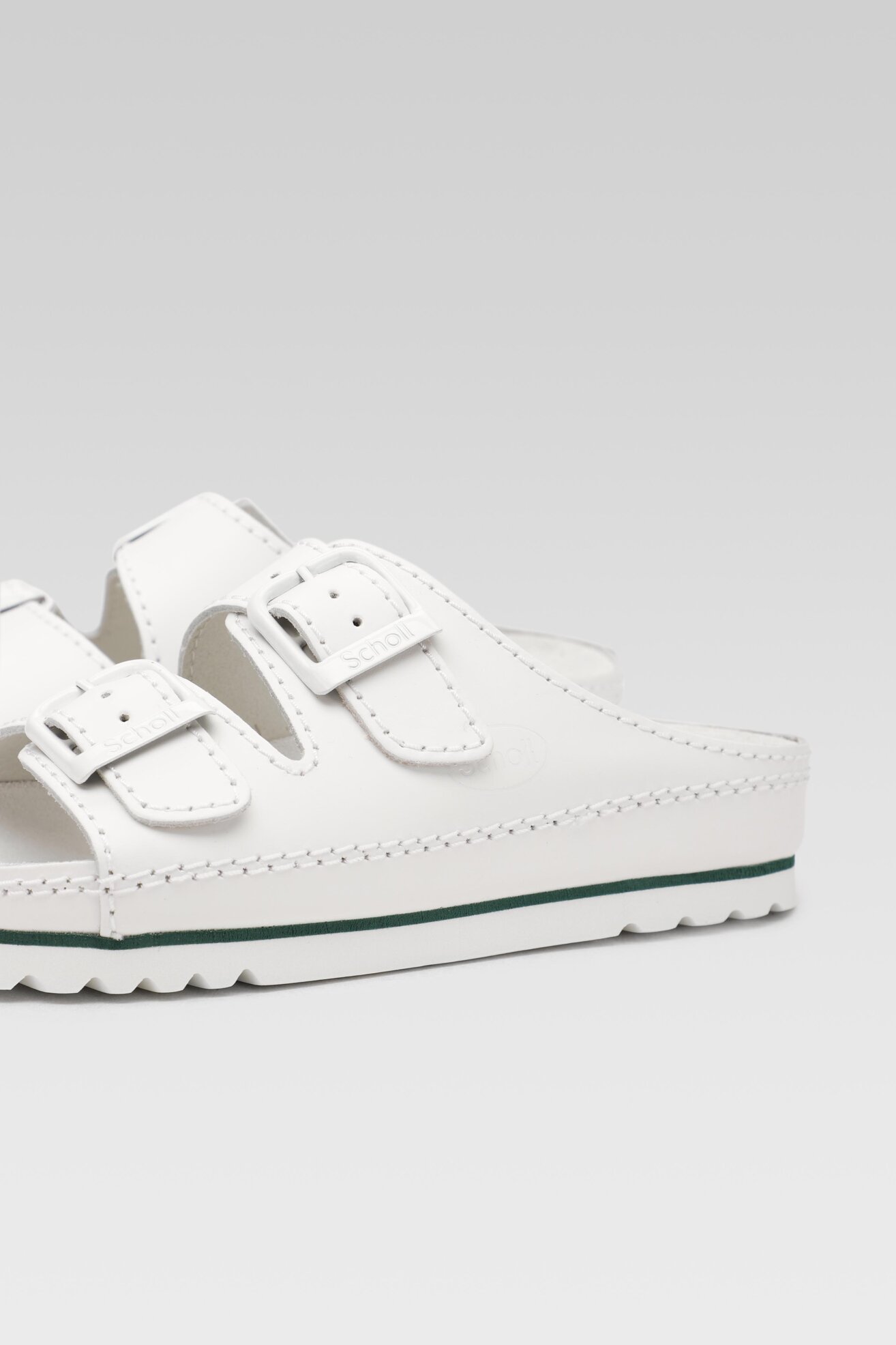 Klapki Scholl F21528 AIR BAG MED 1065 Biały