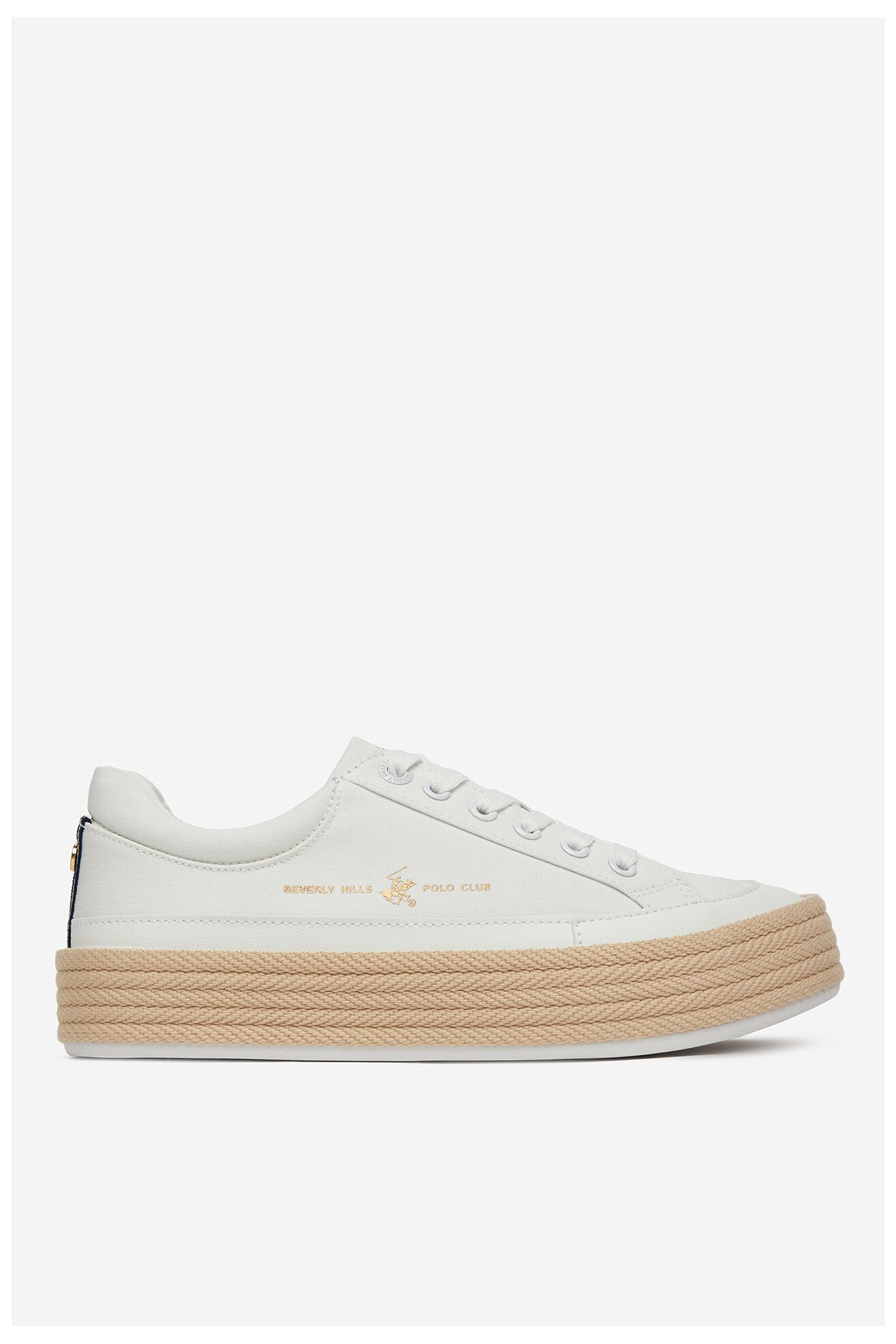 Espadryle Beverly Hills Polo Club CEO-WSS21536-01 Biały