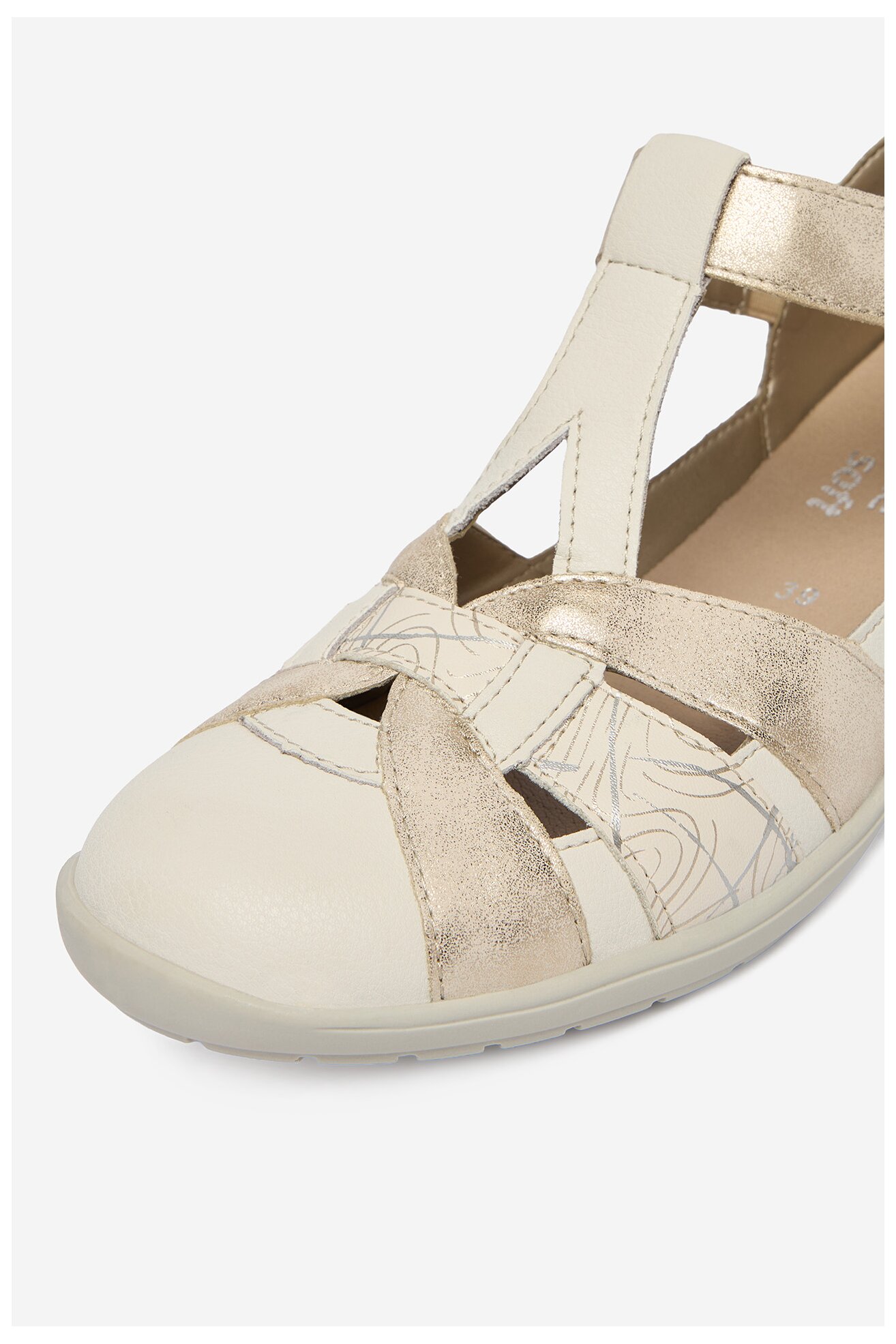 Sandały Remonte CEO-R7601-81 Biały