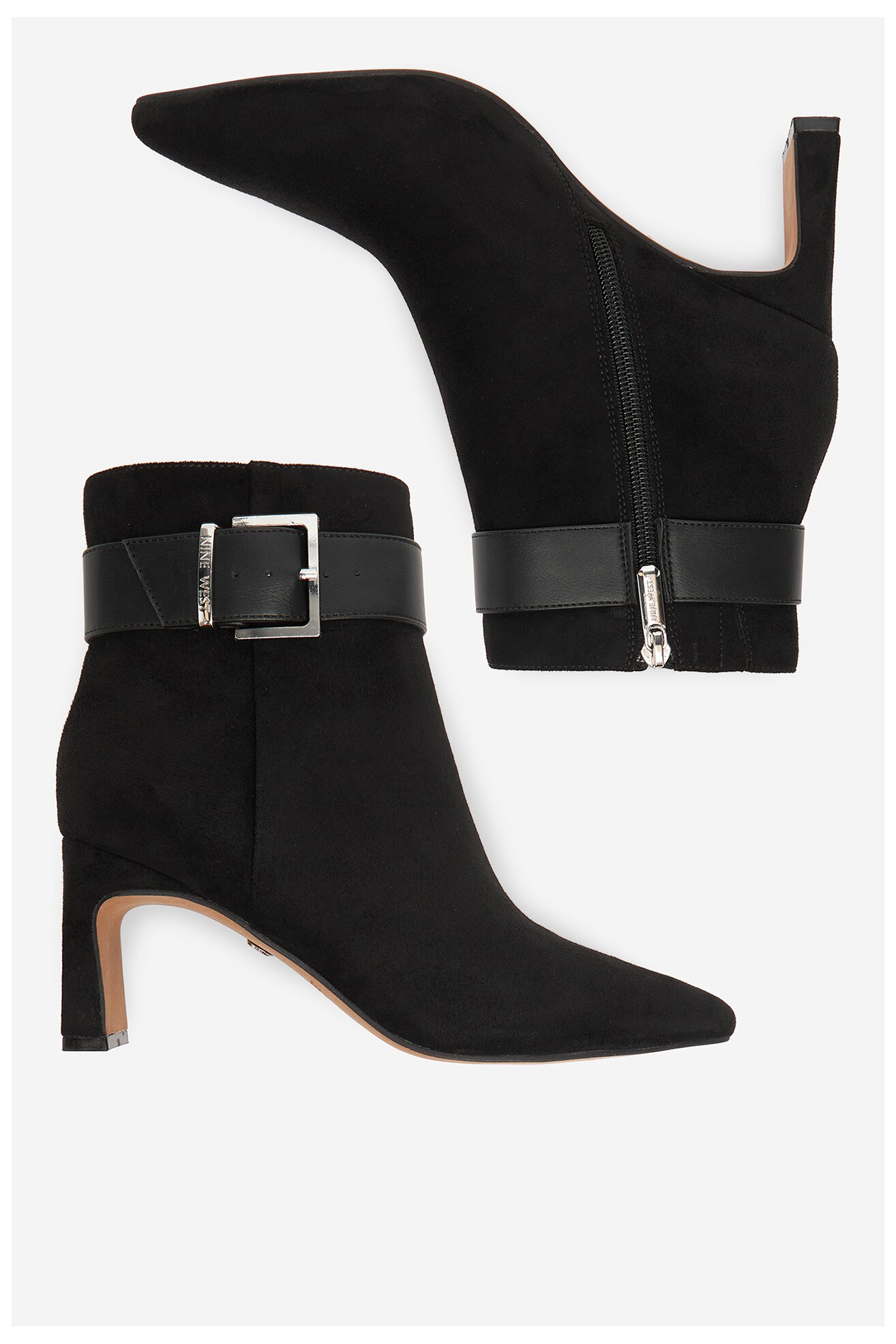 Bokacsizma NINE WEST CEO-LAMIA-01 FEKETE