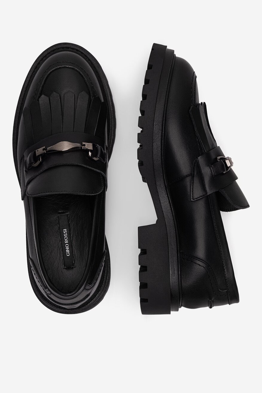 Gino Rossi - Loafersy skórzane - 5905588818151