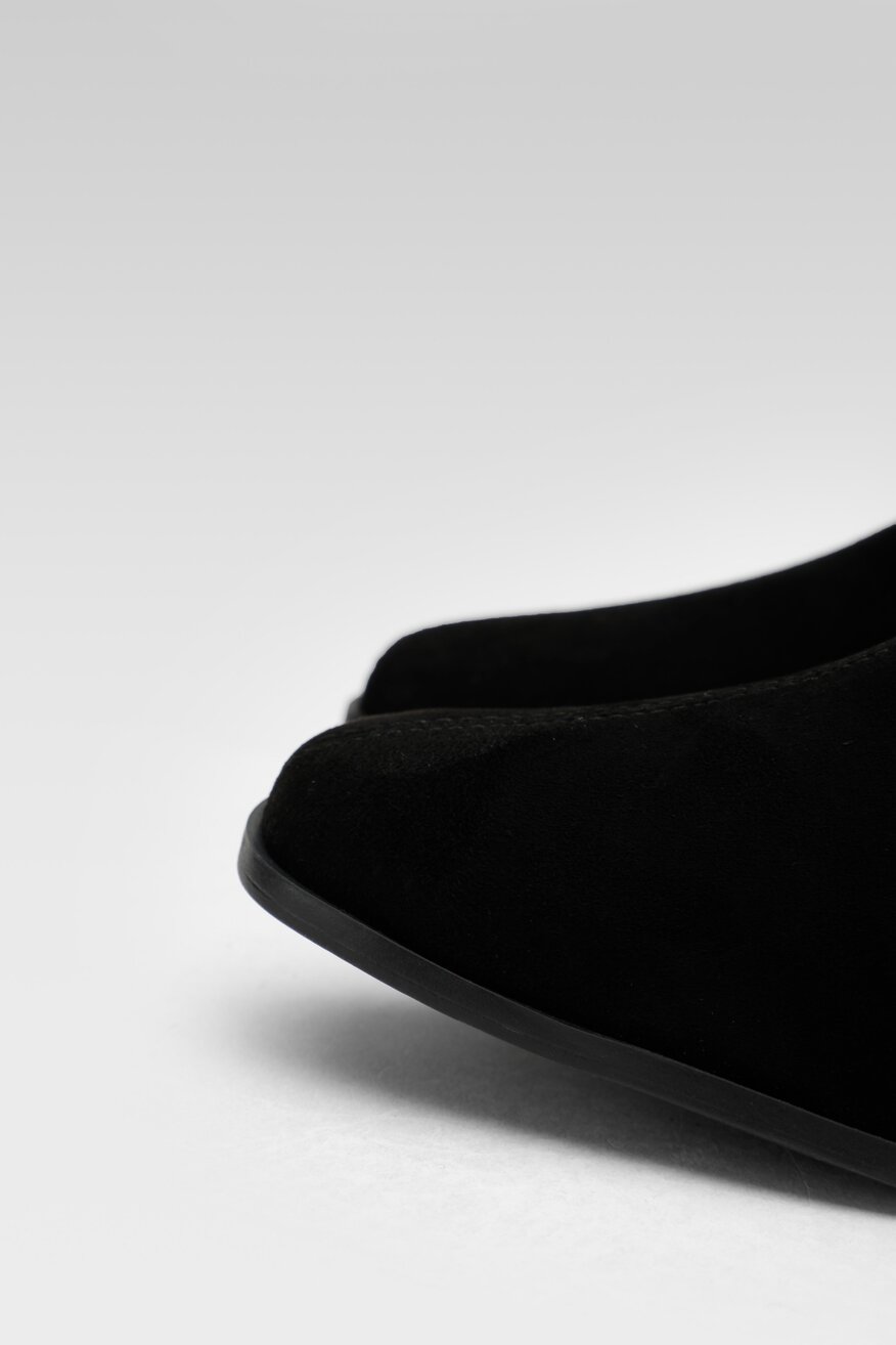 Lasocki - Skórzane botki czarne - 5904862242491