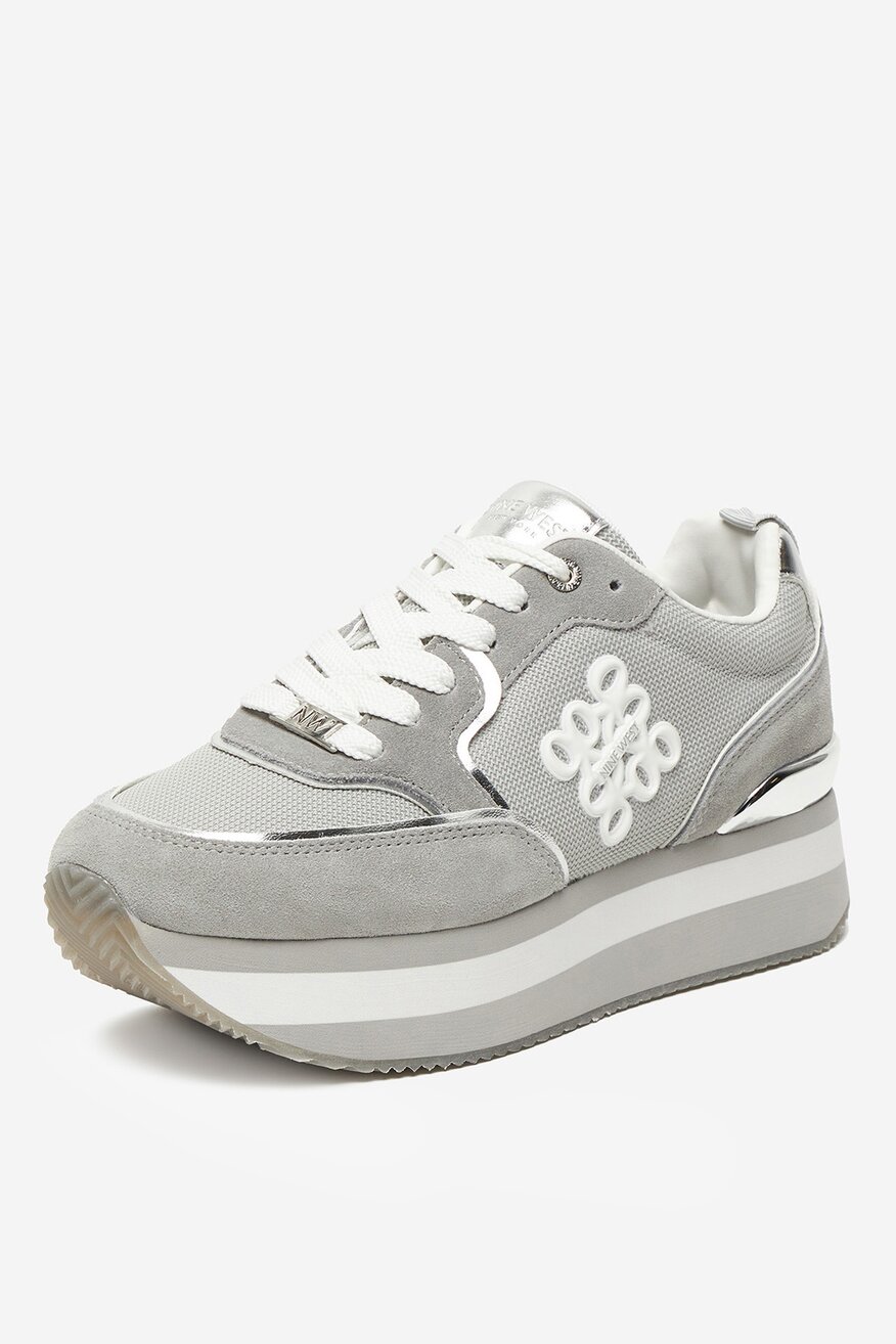 Sneakerși NINE WEST ARGINTIU - 5906751159590