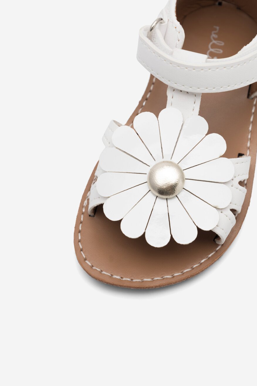 
                Nelli Blu - Sandały białe - 5904862816340