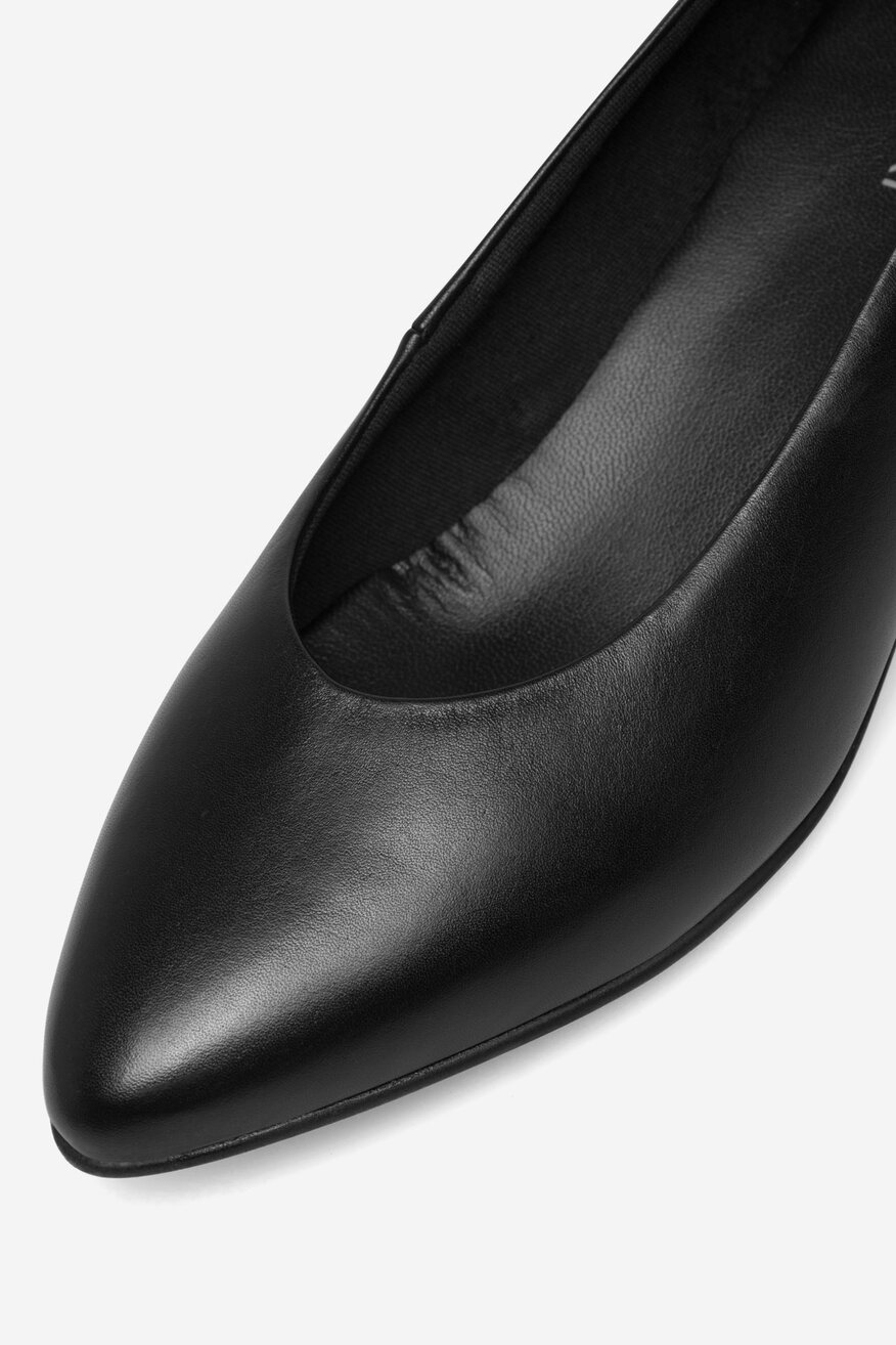 Lasocki - Czółenka skórzane na słupku - 5905588403005