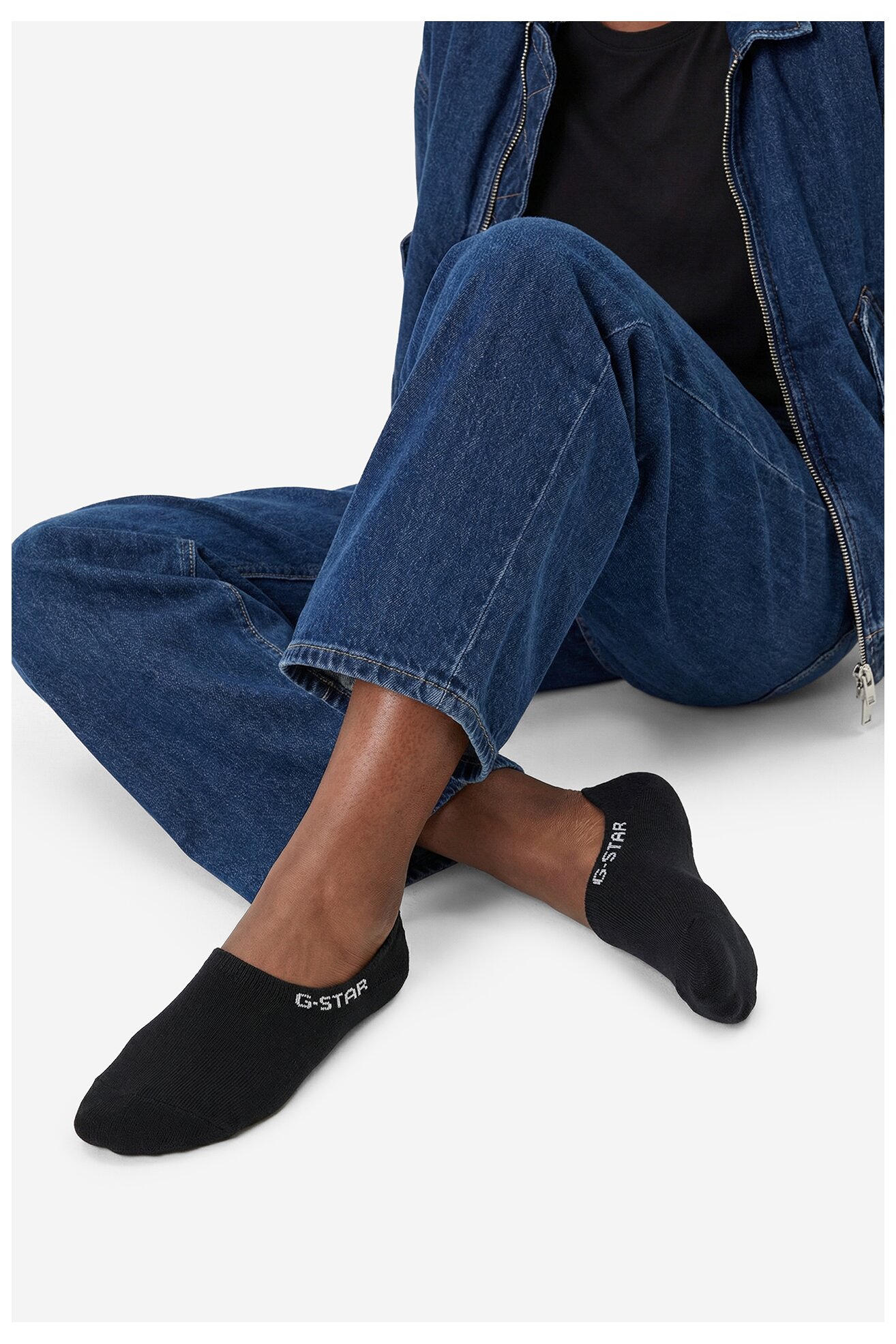 Чорапи G-STAR RAW AS_G-STAR_S_020_SS25 (3-PACK) ЧЕРЕН