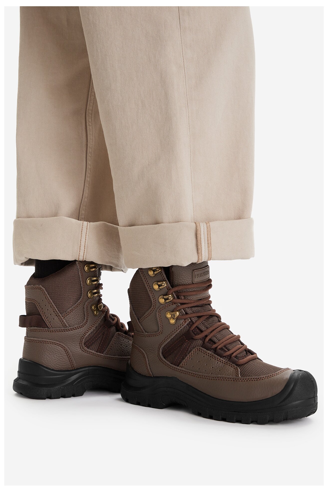 Trzewiki HUNTER HUNTER-M-02 W Brązowy ciemny