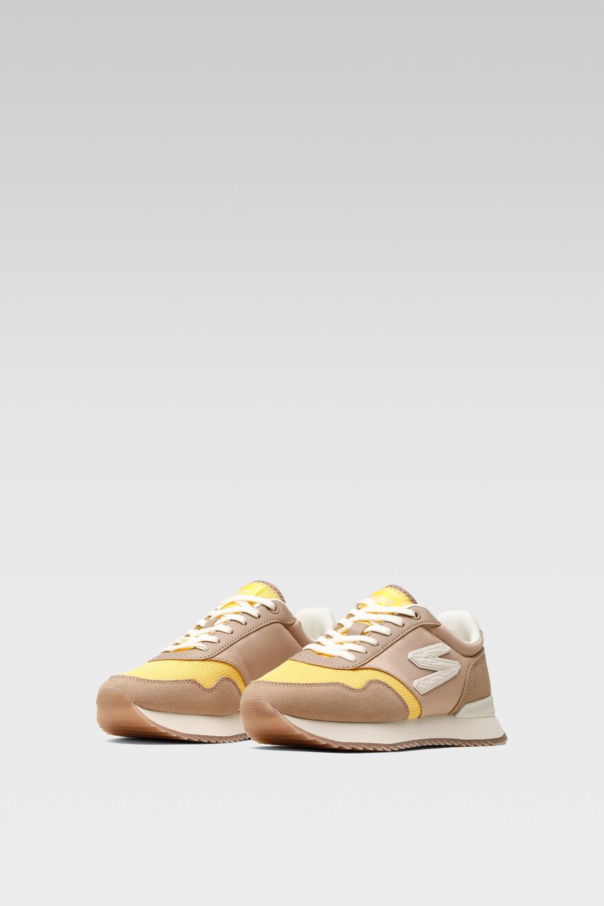 Sprandi - Obuwie sportowe brązowe sznurowane - 5903698939797