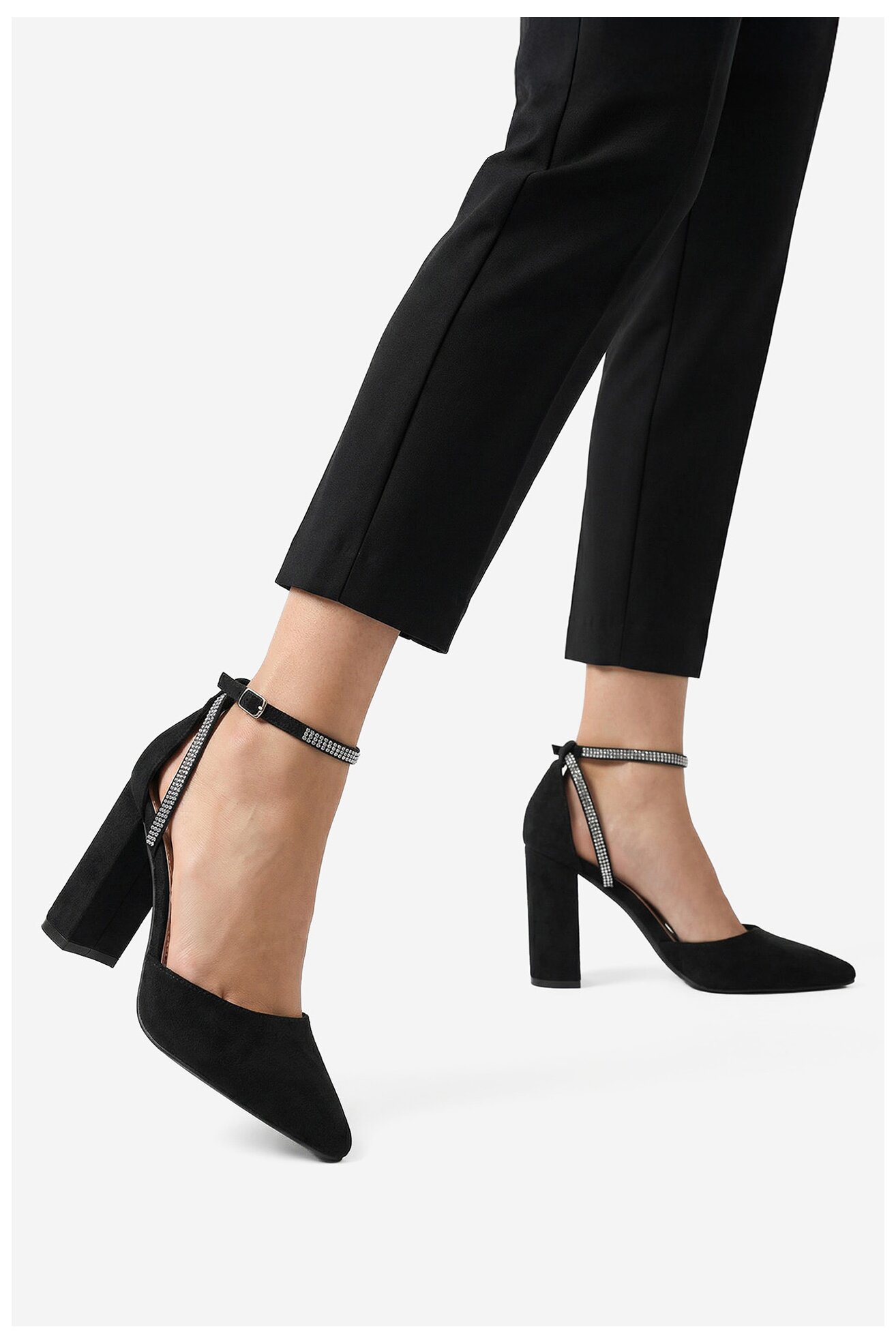 Czółenka DeeZee CEO-WSS21503-01 Czarny