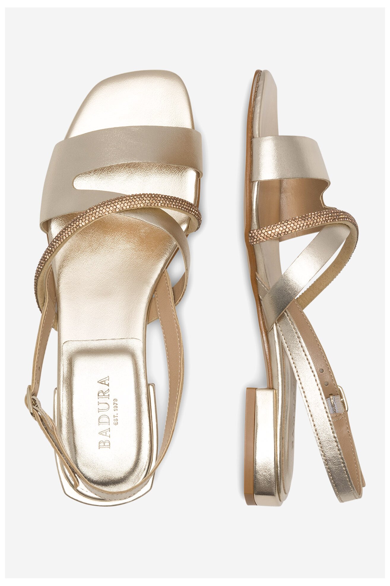 Сандалі Badura BRITTOLI-A023-01 ЗОЛОТИЙ