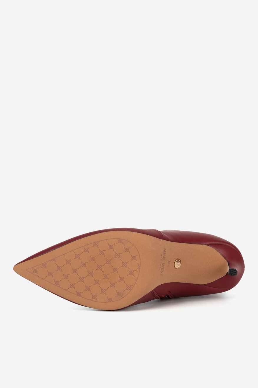 Kotníková obuv NINE WEST ČERVENÁ - 5903419339783