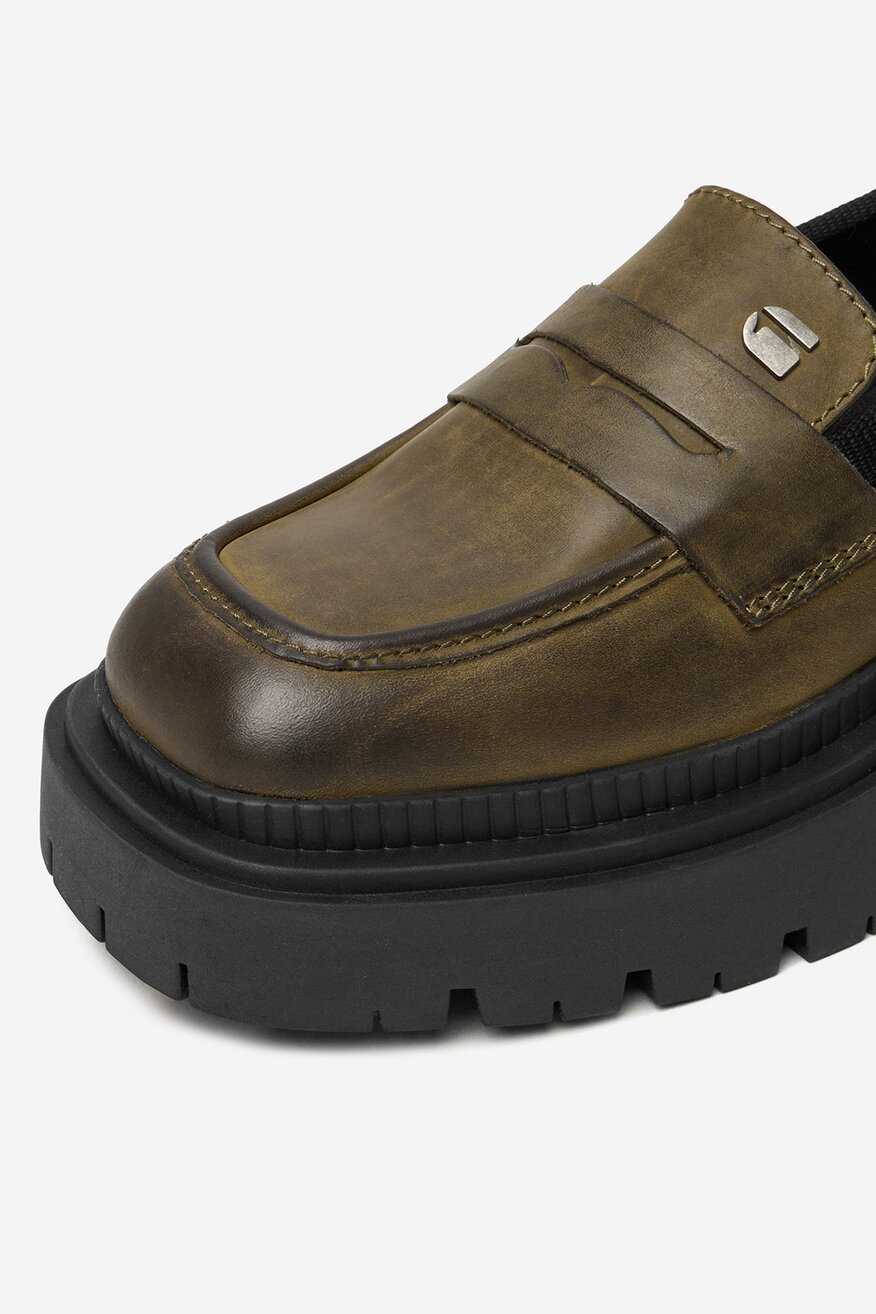 G-STAR RAW - Loafersy skórzane - 5906751395301